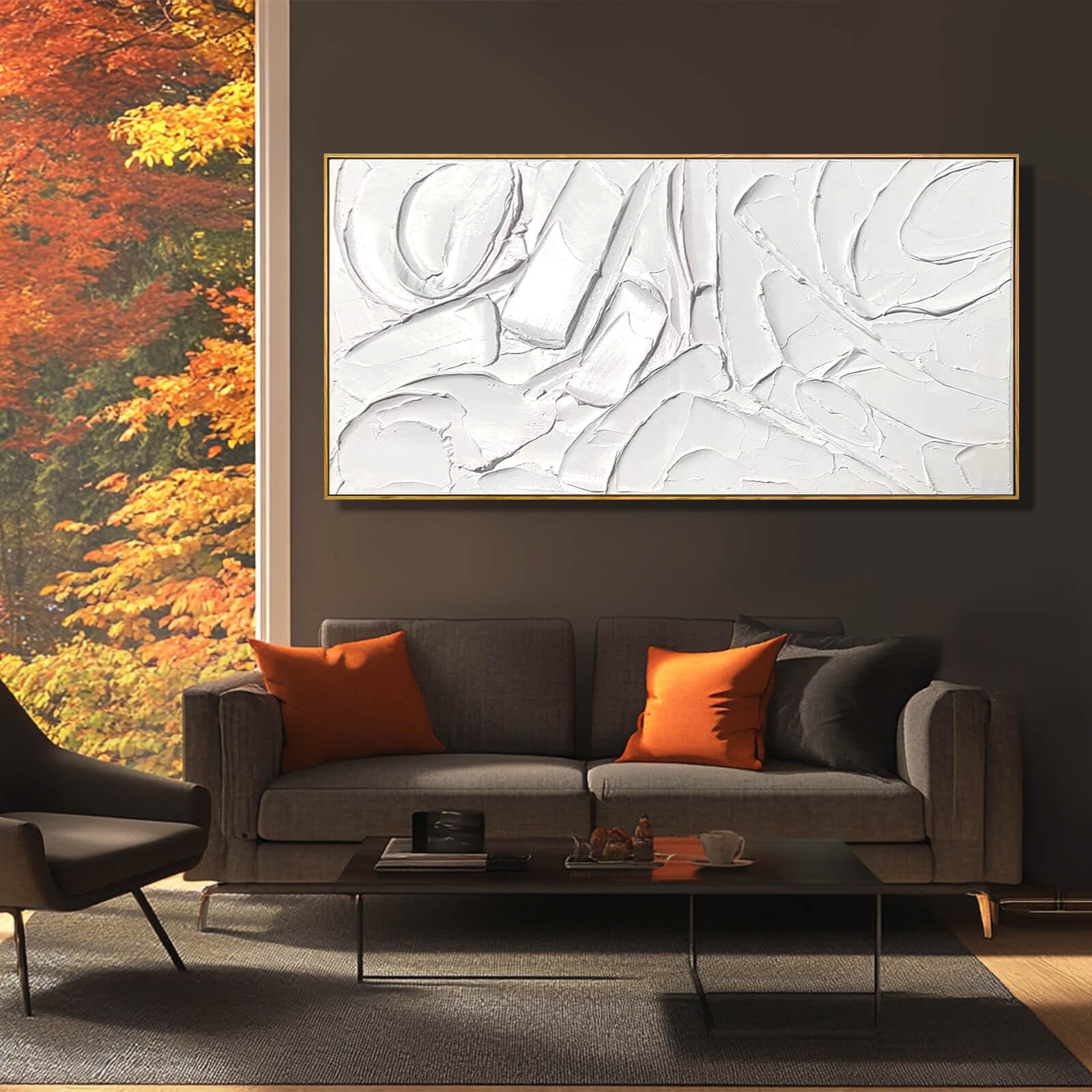 Abstract Oil Painting on Canvas - 24