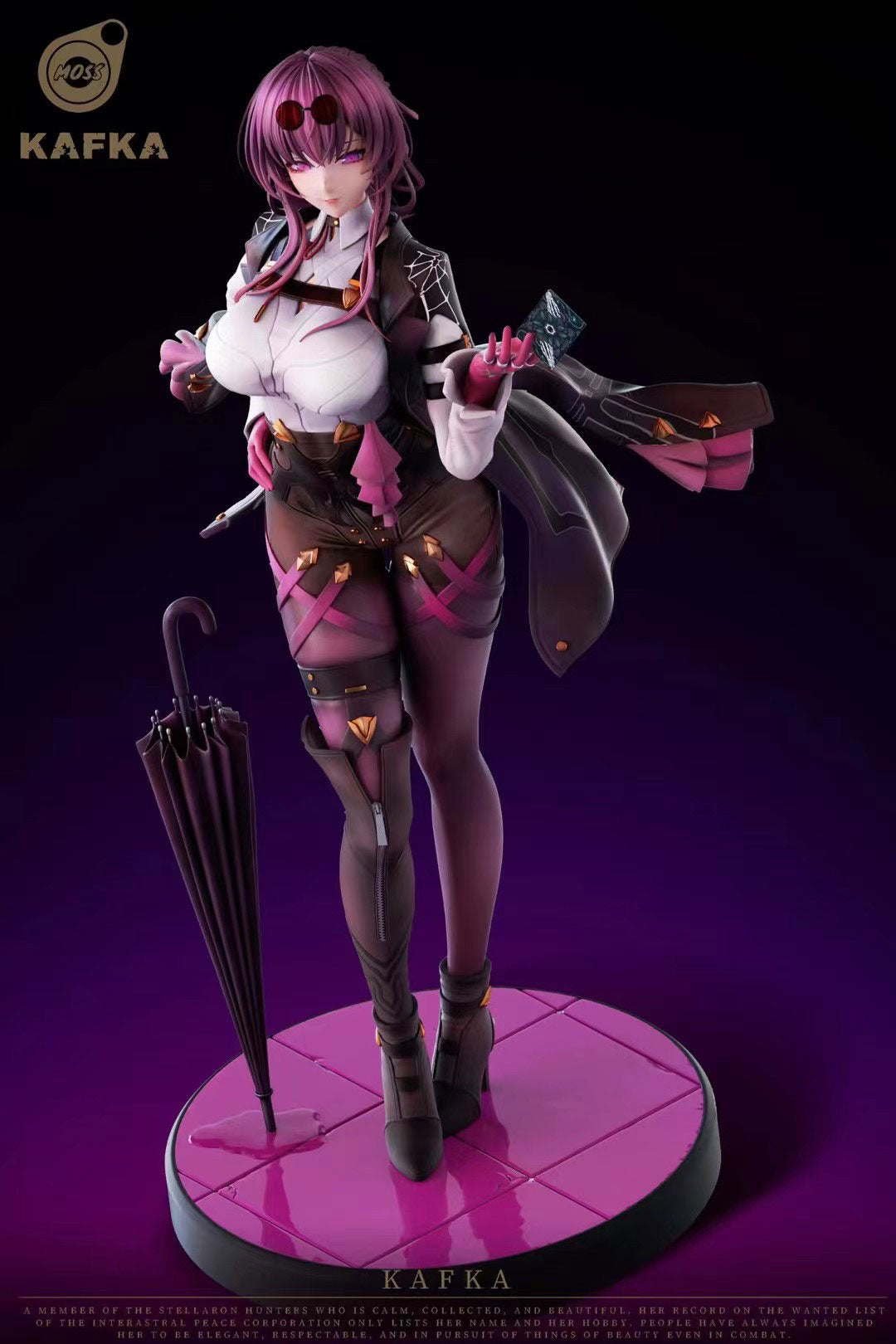 MOSS Studio Honkai: Star Rail Kafka Action Figure - Collectible Anime Character Model for Honkai Impact Fans | Perfect for Display, Gaming Decor, and Cosplay Props