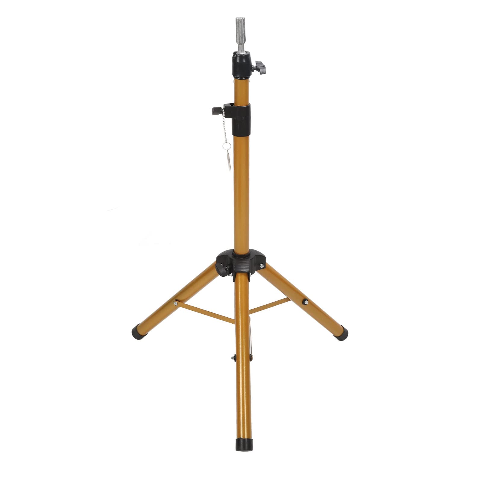 Adjustable Aluminum Alloy Wig Stand Tripod with Storage Bag - Foldable Mannequin Head Holder for Styling, Cosmetology & Hairdressing - Perfect for Salon, Home Use & Professional Hairstyling Practice