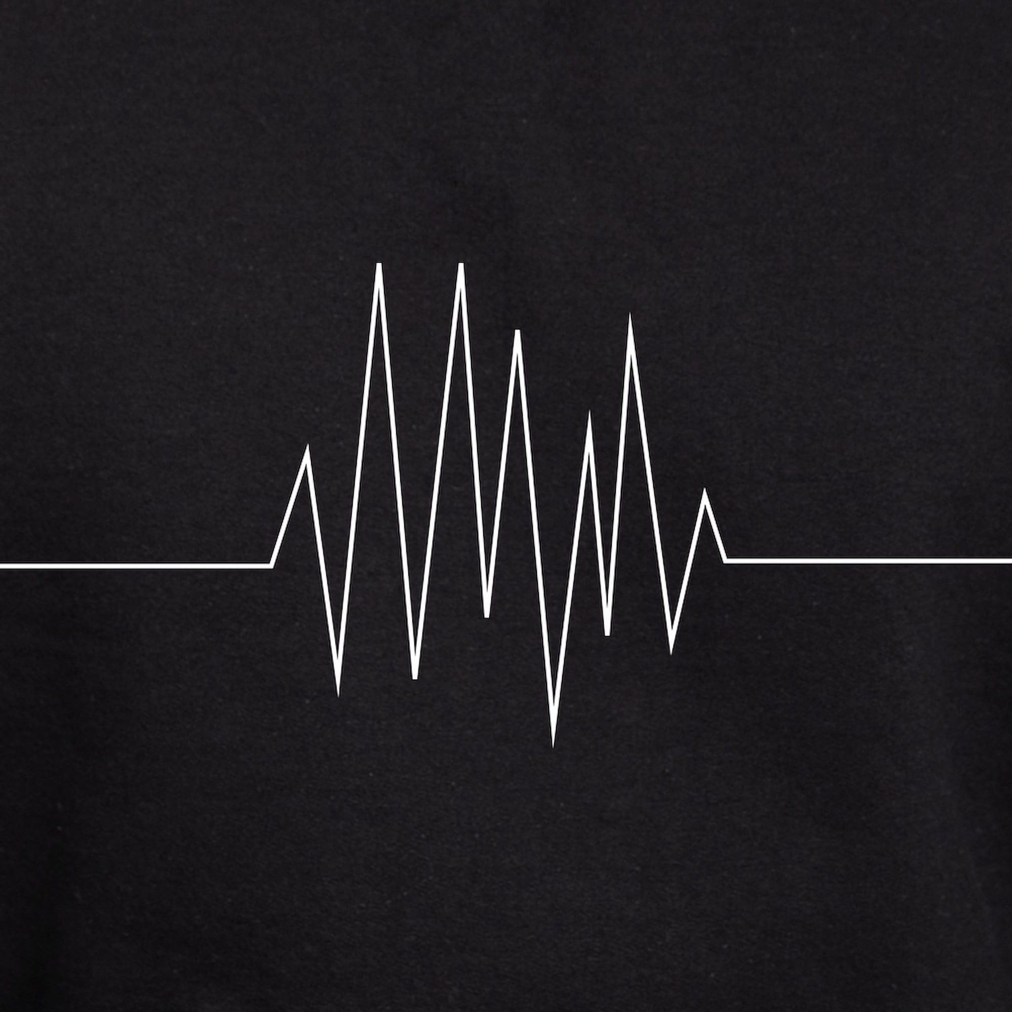 Men's Cardiogram Hoodie - Dark Regular Fit Pullover Sweatshirt | Comfortable & Stylish for Casual Wear, Gym, or Outdoor Activities