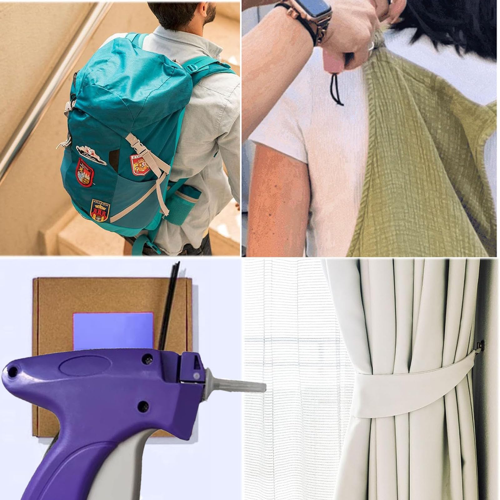 Stitchy Quick Clothing Repair Gun - Professional Handheld Stitching Tool for Fast Fabric Fixes | Mini Sewing Machine Alternative | Perfect for Emergency Repairs, Travel & Mother's Day Gifts (Black)