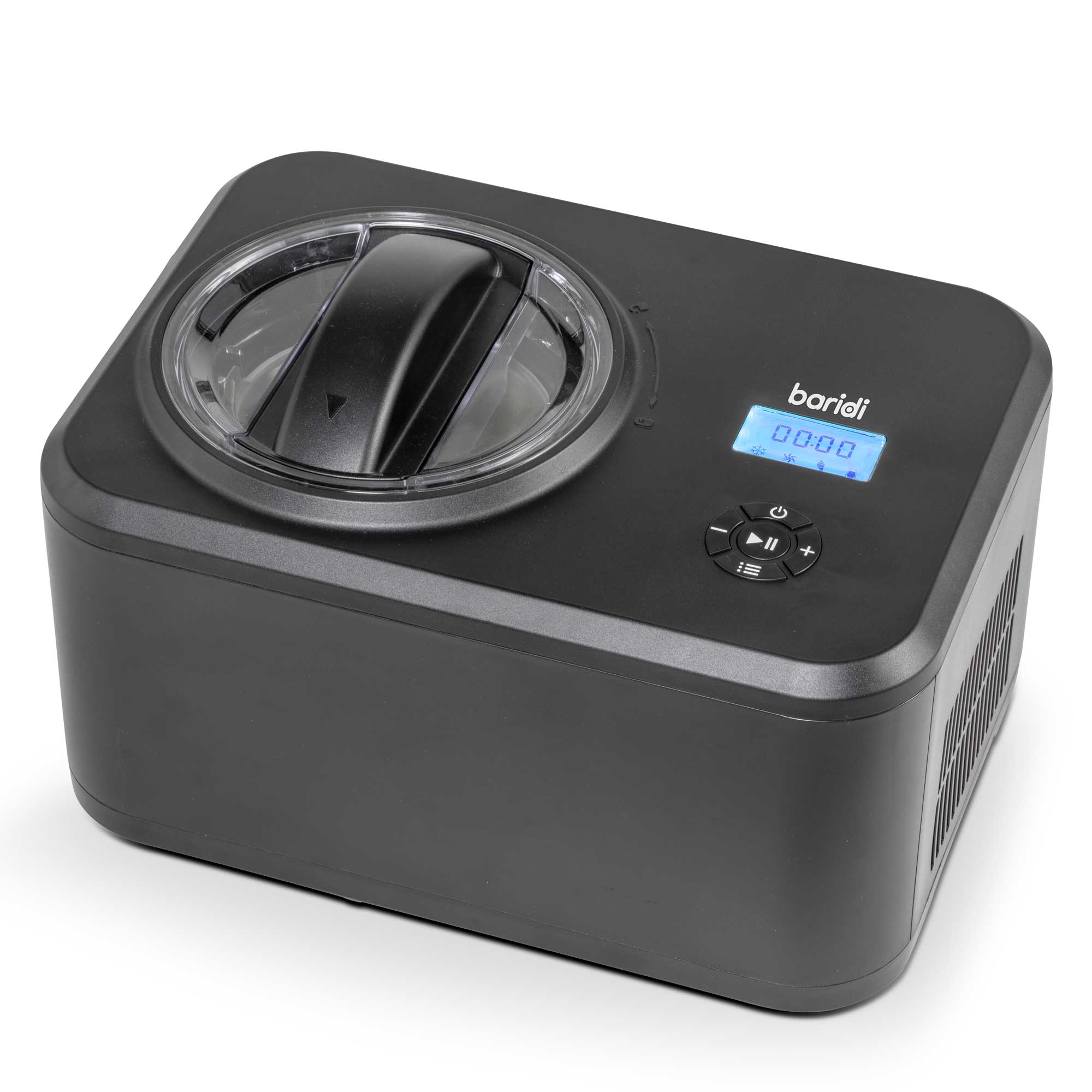 Baridi 1.5L Ice Cream Maker with Fast Freeze Compressor Cooling System - DH240 Model | Perfect for Home Kitchens, Parties & Dessert Shops