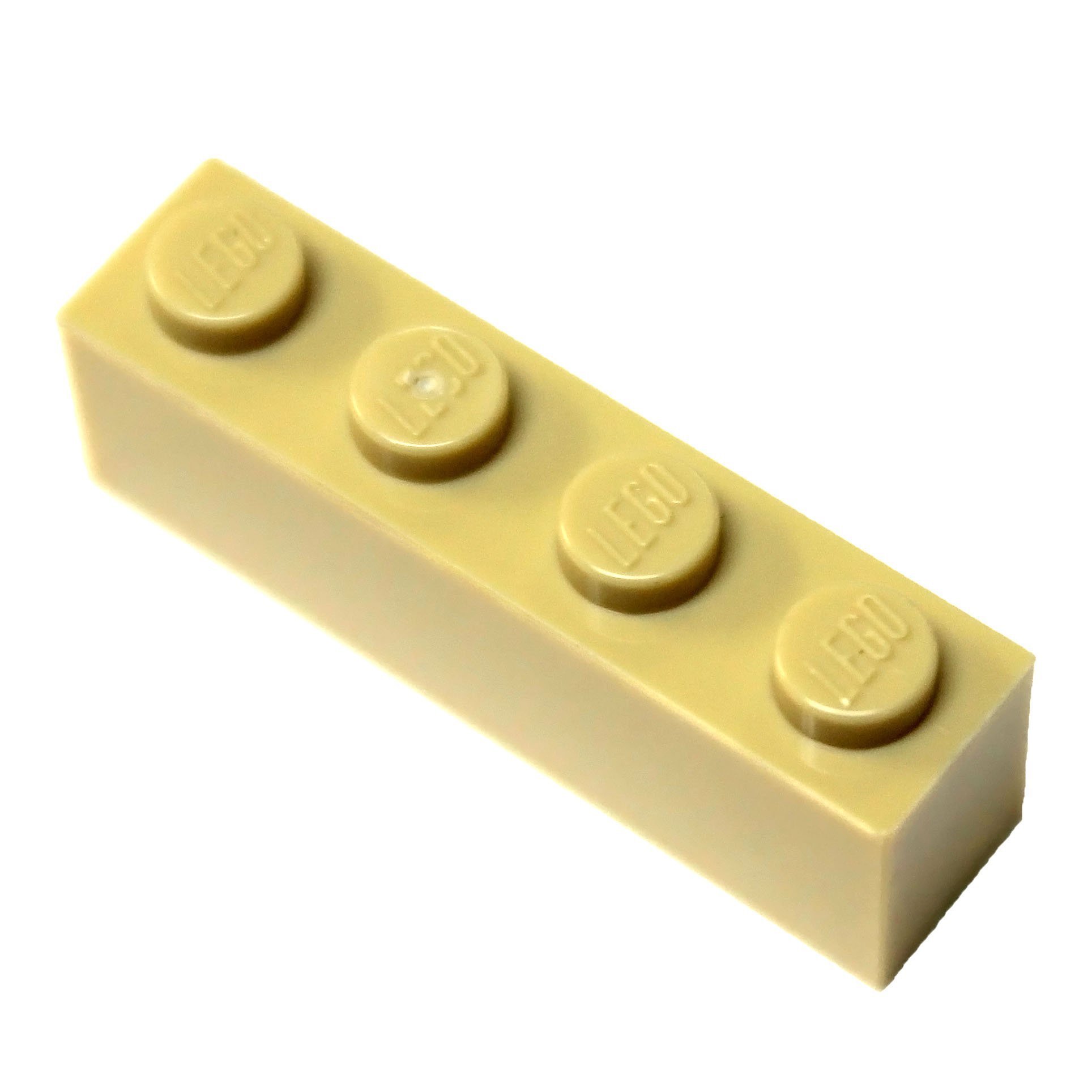 LEGO Tan (Brick Yellow) 1x4 Bricks - Pack of 20 Pieces for Building, DIY Projects & LEGO Creations - Perfect for MOCs, Home Decor & Kids Educational Toys