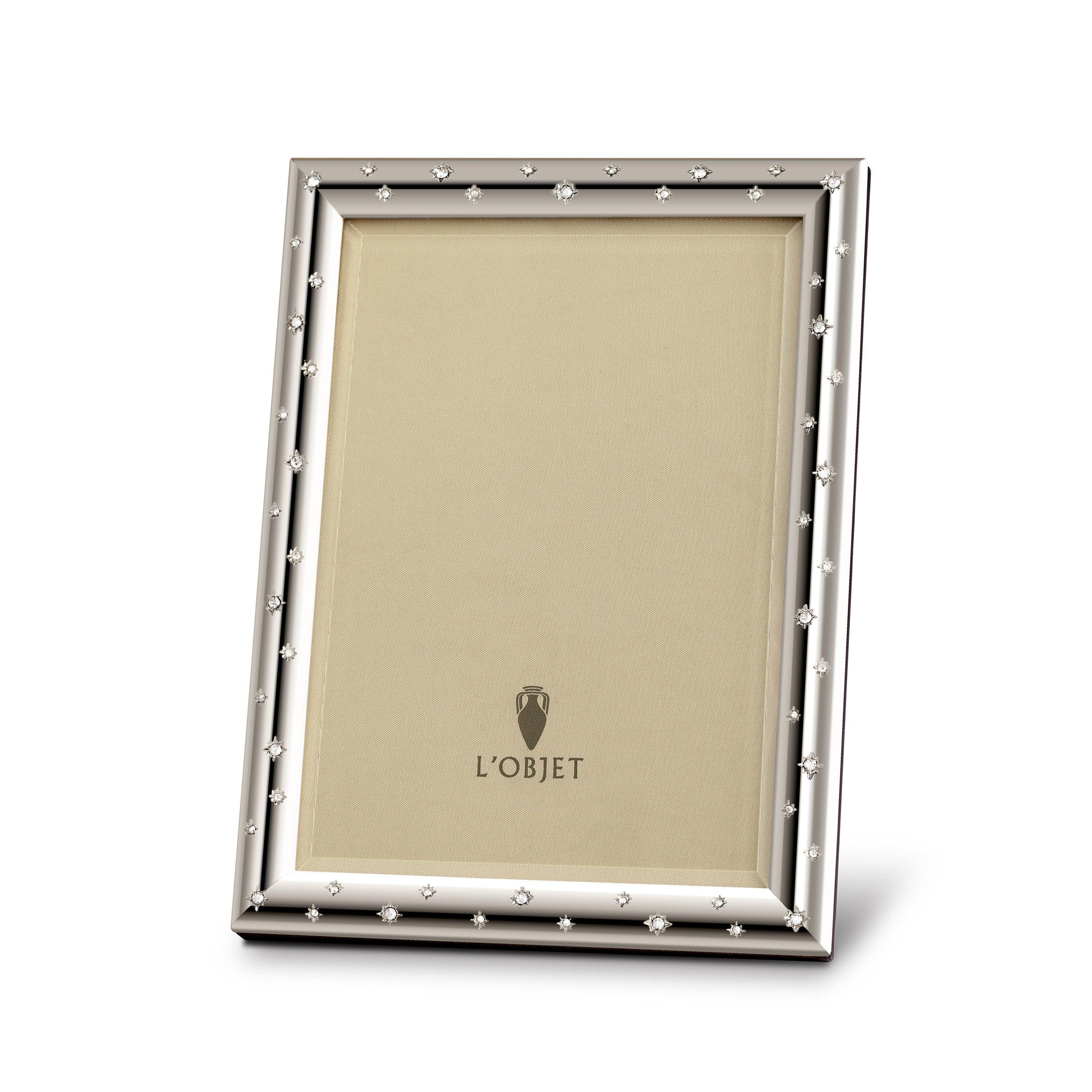 Stars Frame Platinum - Elegant Photo Frame for Home Decor, Office Display & Gift Giving | Perfect for Wall Art, Wedding Photos & Family Memories