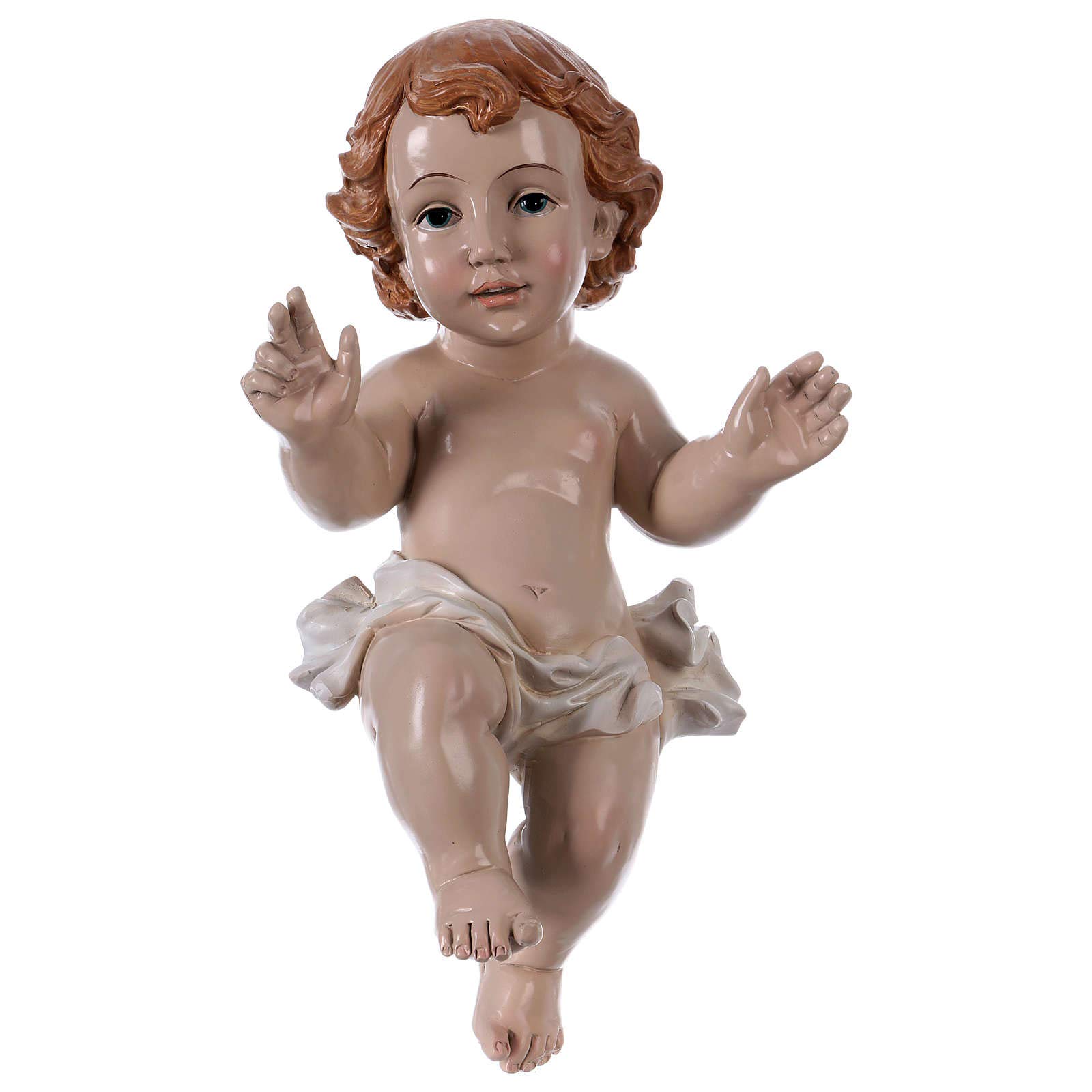 Realistic 30cm Baby Jesus Resin Statue - Perfect for Christmas Nativity Scenes, Home Decor & Religious Gifts