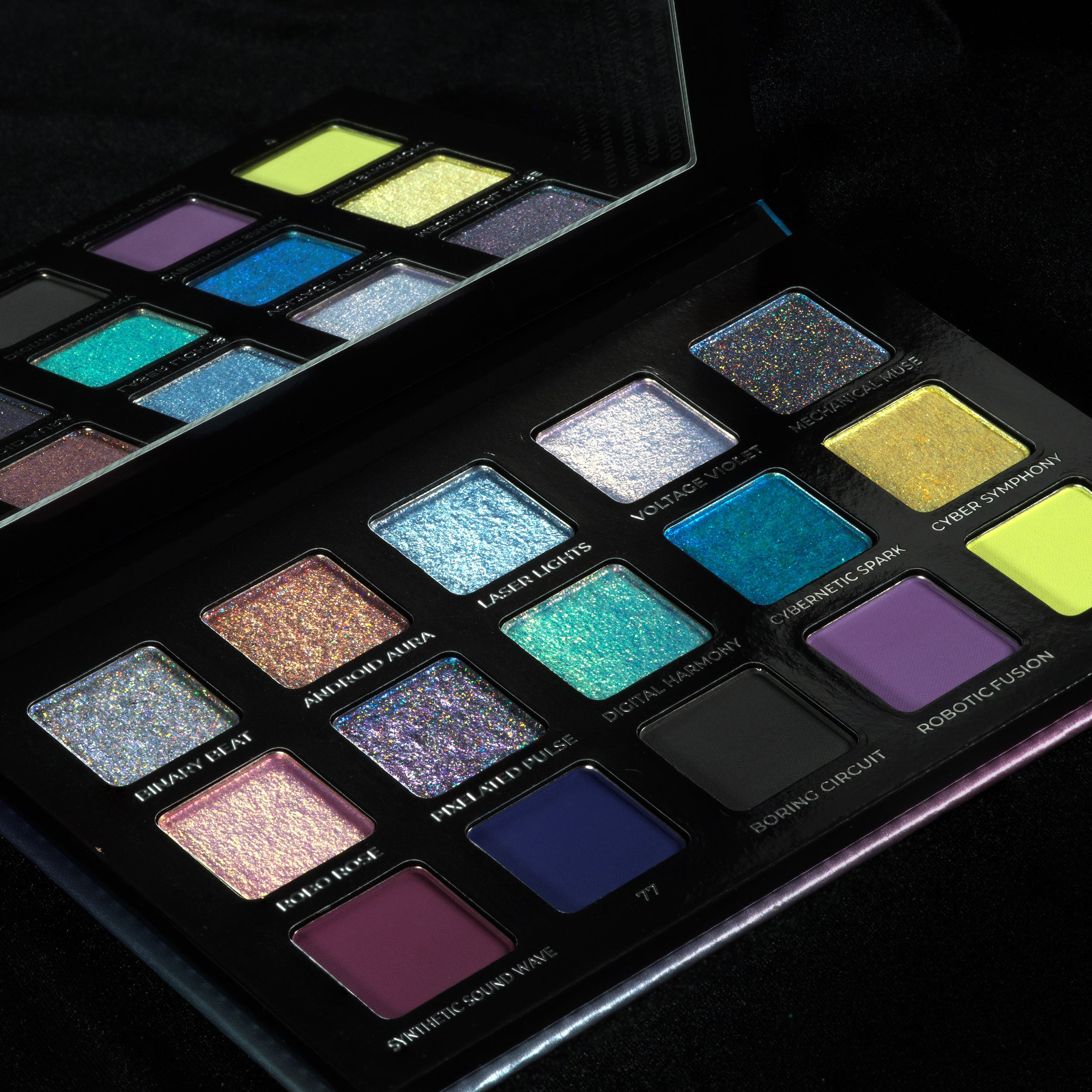 Cyborg Choir Eyeshadow Palette - 18 Vibrant Matte & Shimmer Shades | Vegan & Cruelty-Free Makeup | Perfect for Party, Halloween & Festival Looks