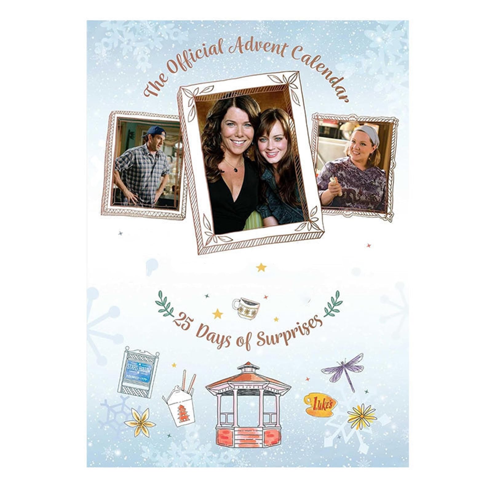Gilmore Girls Advent Calendar 2024 - 24 Days Christmas Countdown Calendar for Fans, Perfect Holiday Gift for Women, Best Friends & Adults - Great for Christmas Decorations & Gift Exchanges (1 Piece)
