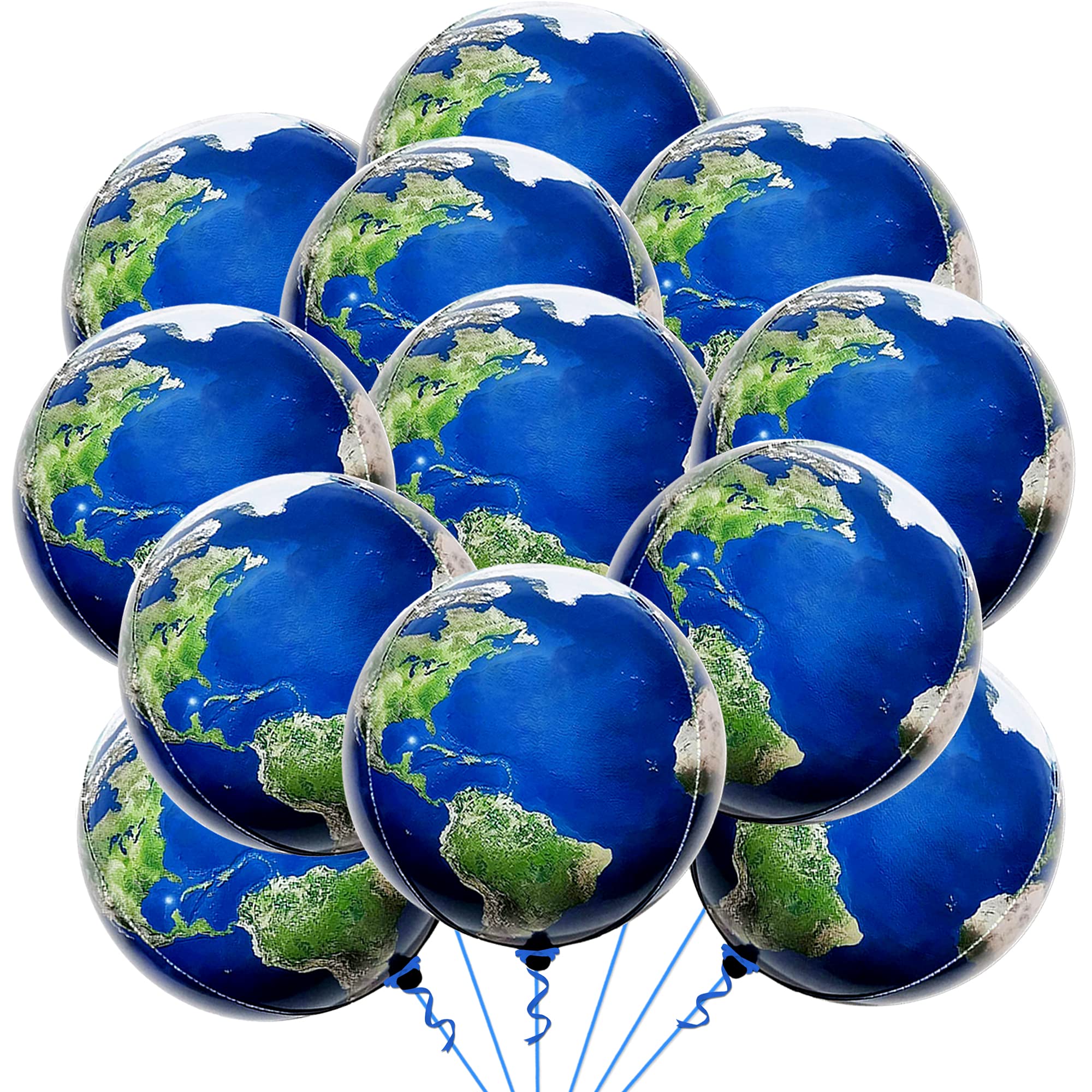18-Piece Galaxy & Earth Balloon Set - 22 Inch Space-Themed Party Decorations for Travel, Back to School, Galaxy Parties & Classroom Decor | Perfect for Birthday, Graduation & Themed Events