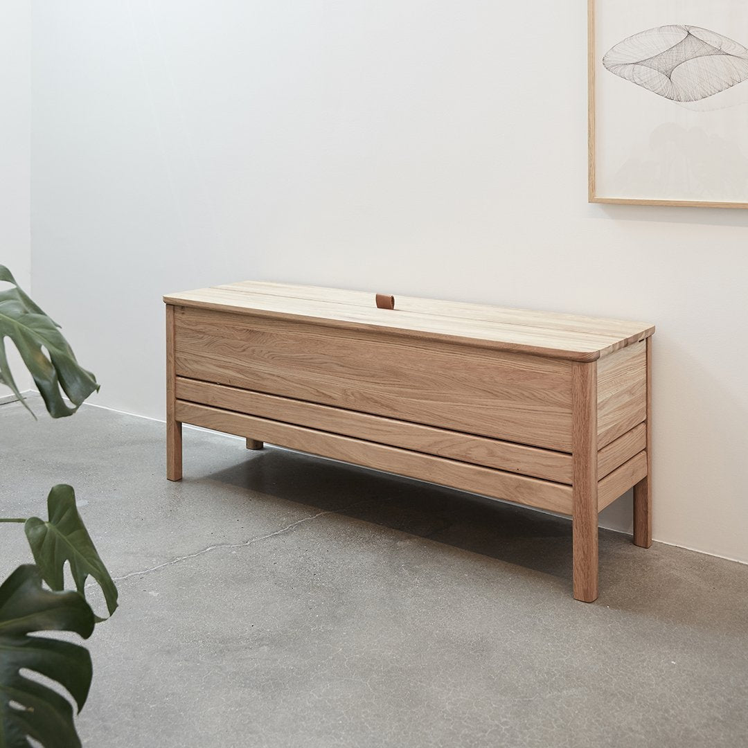 Stylish A-Line Storage Bench with Seat - Perfect for Entryway, Bedroom & Living Room Organization