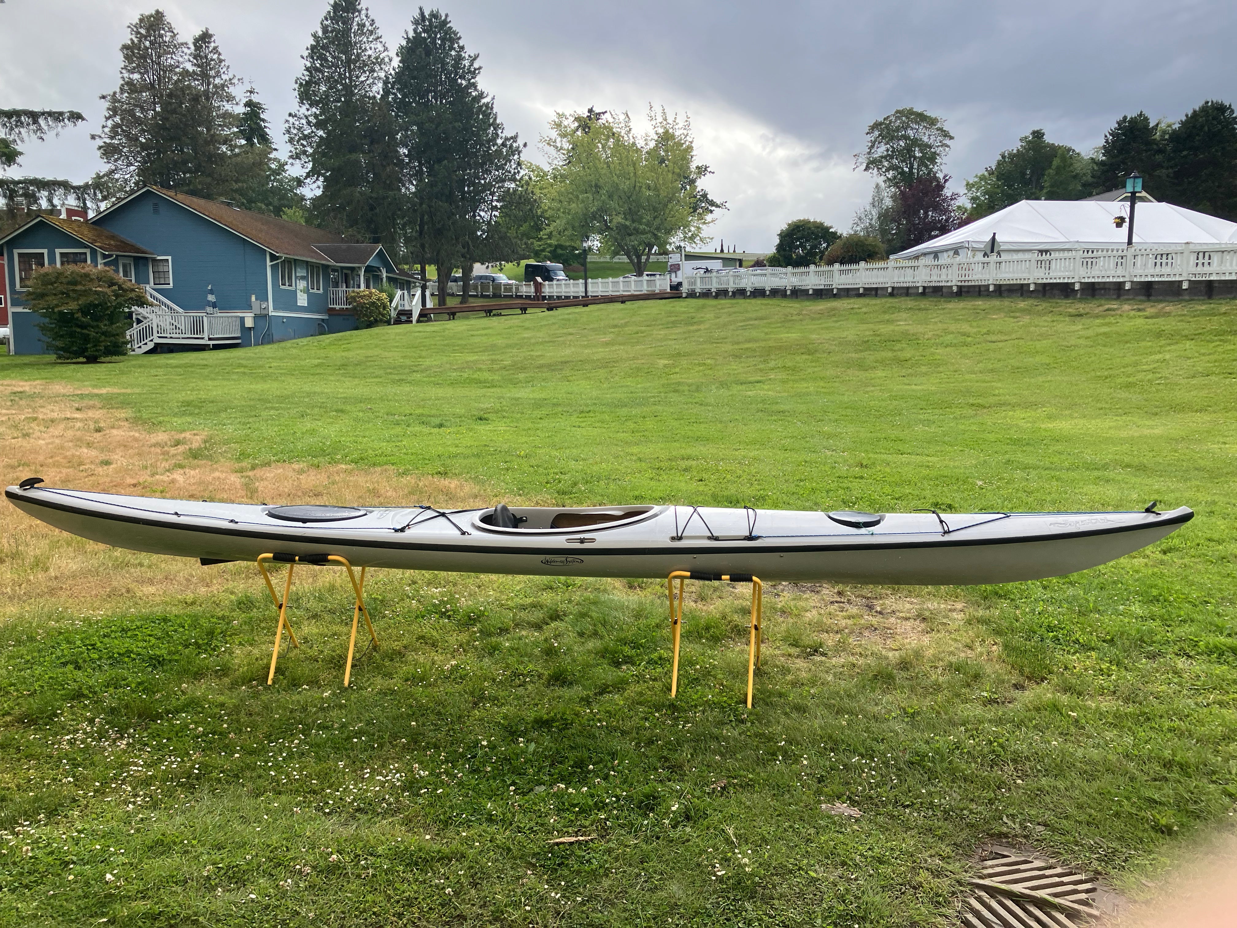 Used Wilderness Systems Shenai Kevlar Kayak (1998 Model) - Lightweight & Durable Canoe for Fishing, Camping & Outdoor Adventures