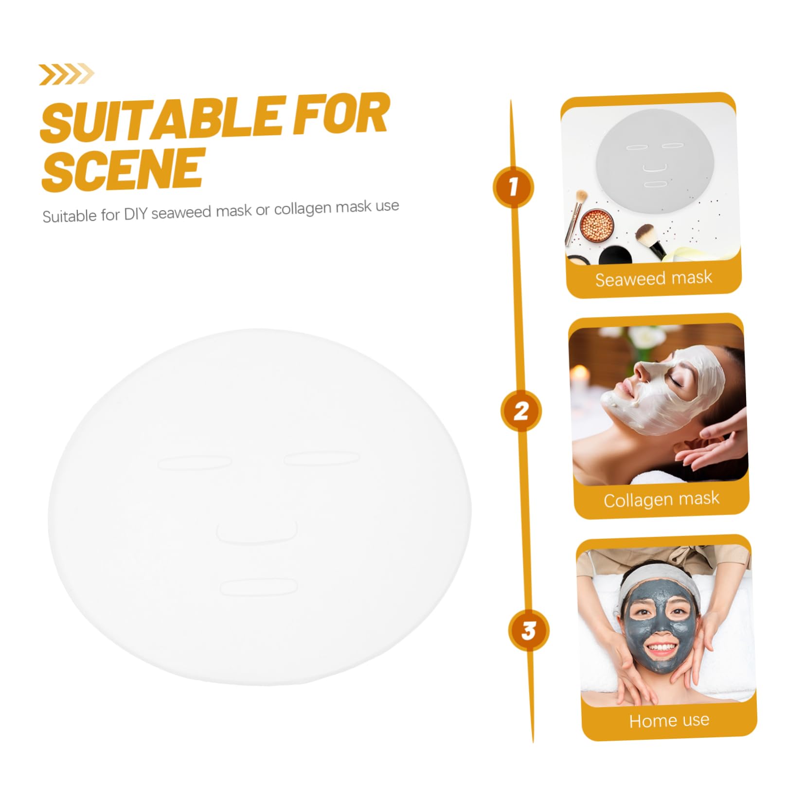 2 Pack Reusable Silicone DIY Facial Mask Mold - Collagen Mask Tray & Hydrating Moisturizing Tool for Skincare (Random Colors) | Perfect for At-Home Spa, Beauty Treatments & Self-Care Routines