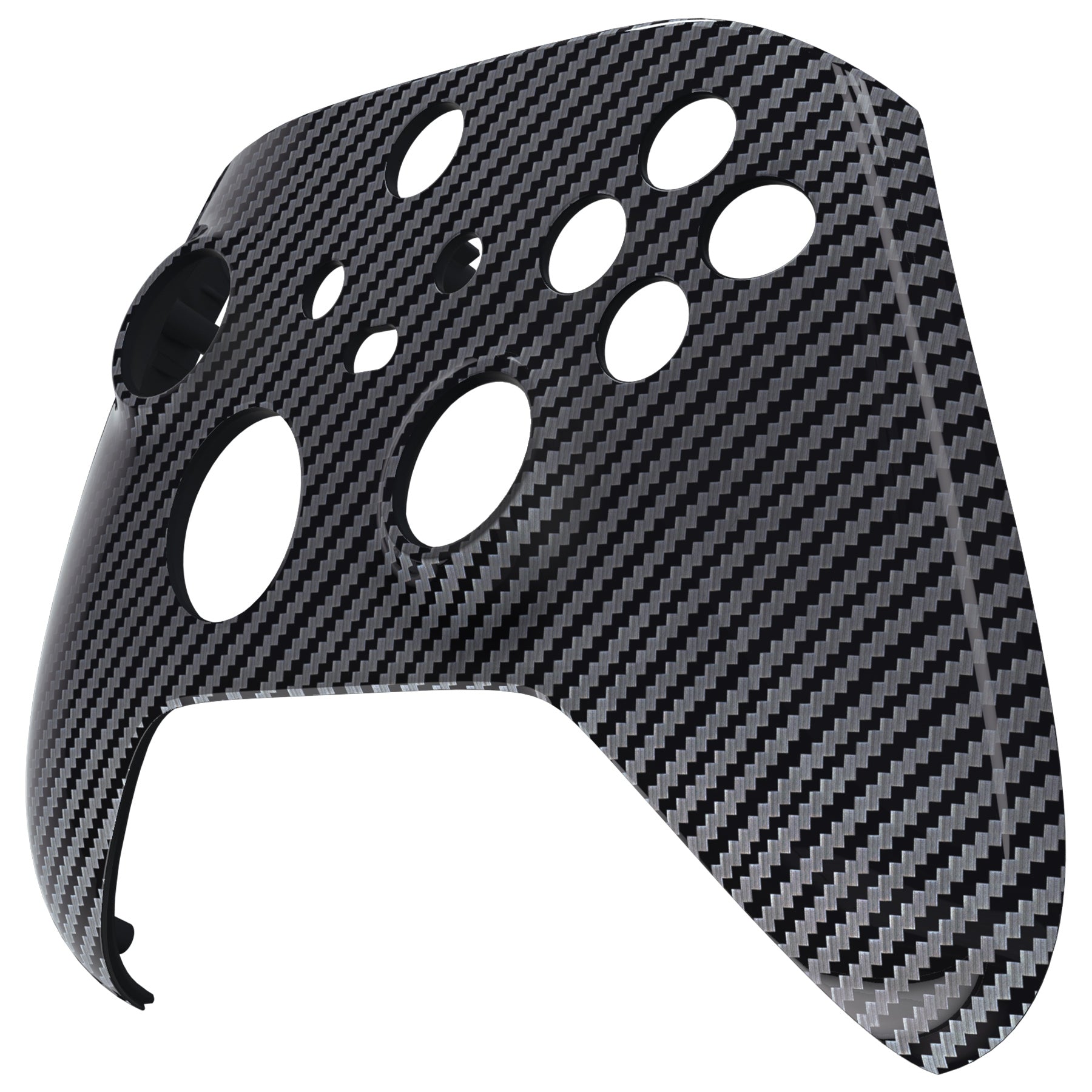 Premium Graphite Carbon Fiber Faceplate for Xbox Series S & X Controllers - Soft Touch Grip Shell Case (Controller Not Included) | Durable Replacement Part for Enhanced Gaming Experience