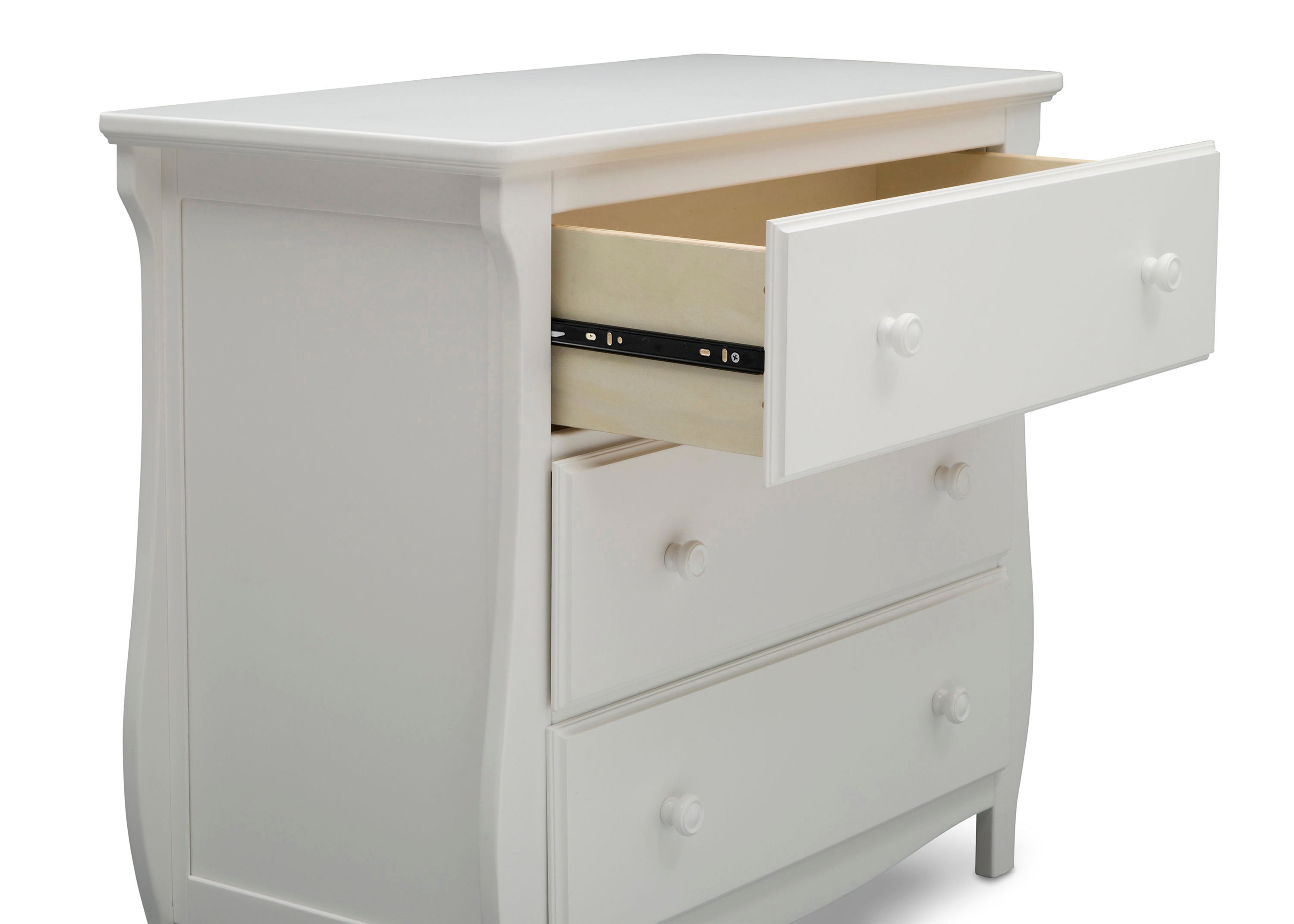 Lancaster 3 Drawer Dresser with Changing Table Top & Secure Interlocking Drawers - Perfect Nursery Storage Solution for Baby Clothes, Diapers & Essentials