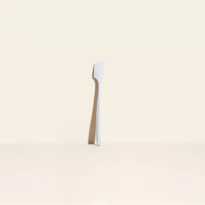 Premium GIR Silicone Spatula - Heat Resistant Kitchen Utensil for Baking & Cooking - White - Perfect for Non-Stick Pans, Mixing Bowls & Food Prep