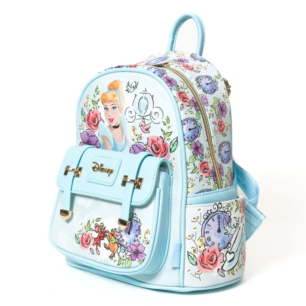 Disney Cinderella Mini Backpack for Kids - Princess Themed Small Purse for School, Travel & Dress Up Play | Official Wonda Pop Collection