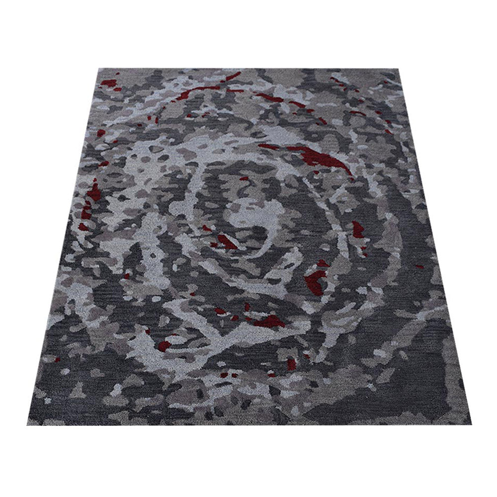 Hologram Hand Tufted Rug - Modern Geometric Area Carpet for Living Room, Bedroom & Office - Non-Slip Soft Floor Mat for Home Decor
