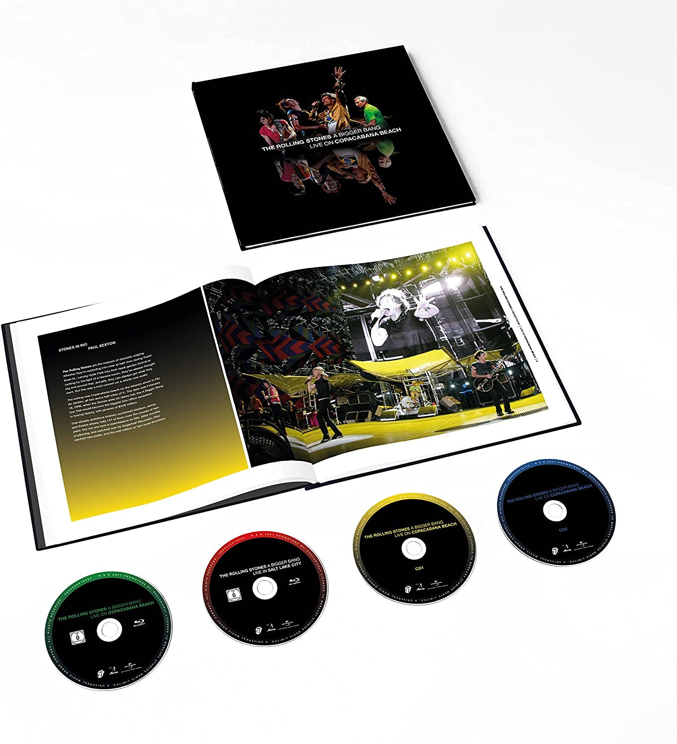 The Rolling Stones: A Bigger Bang - Live at Copacabana Beach - Deluxe 2 Blu-ray + 2CD Set [Blu-ray] | Concert Film & Music Collection | Perfect for Rock Fans & Home Entertainment