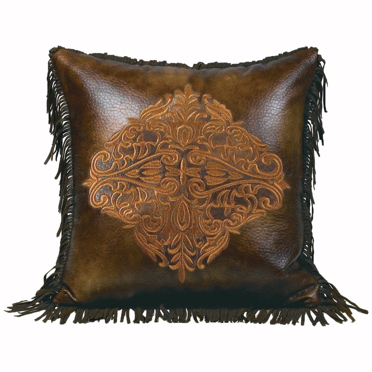 Luxury Austin Golden Medallion Throw Pillow - Elegant Home Decor for Sofa, Bed & Living Room - Perfect for Farmhouse, Boho & Modern Interior Design Styles