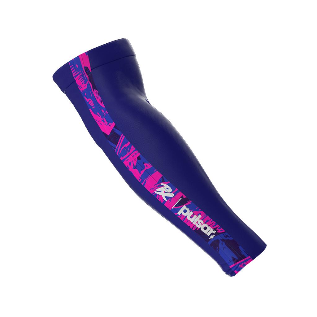 Pulsar eS Arm Sleeve PRX Edition - Long Compression Arm Sleeve for Sports & Outdoor Activities - Basketball, Running, Cycling & UV Protection