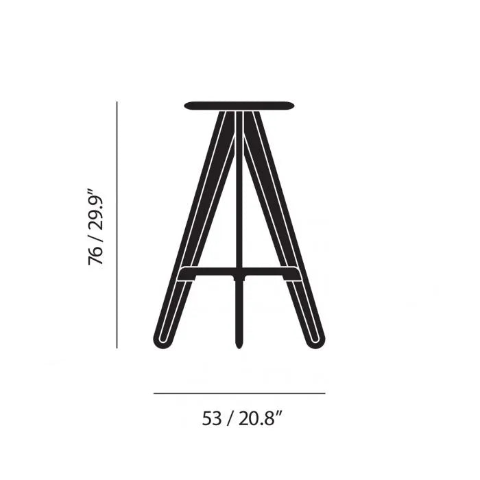 Modern Wooden Slab Bar Stool - Rustic Industrial Style Counter Height Stool for Kitchen Island, Bar & Dining Room - Comfortable & Durable Seating for Home & Commercial Use