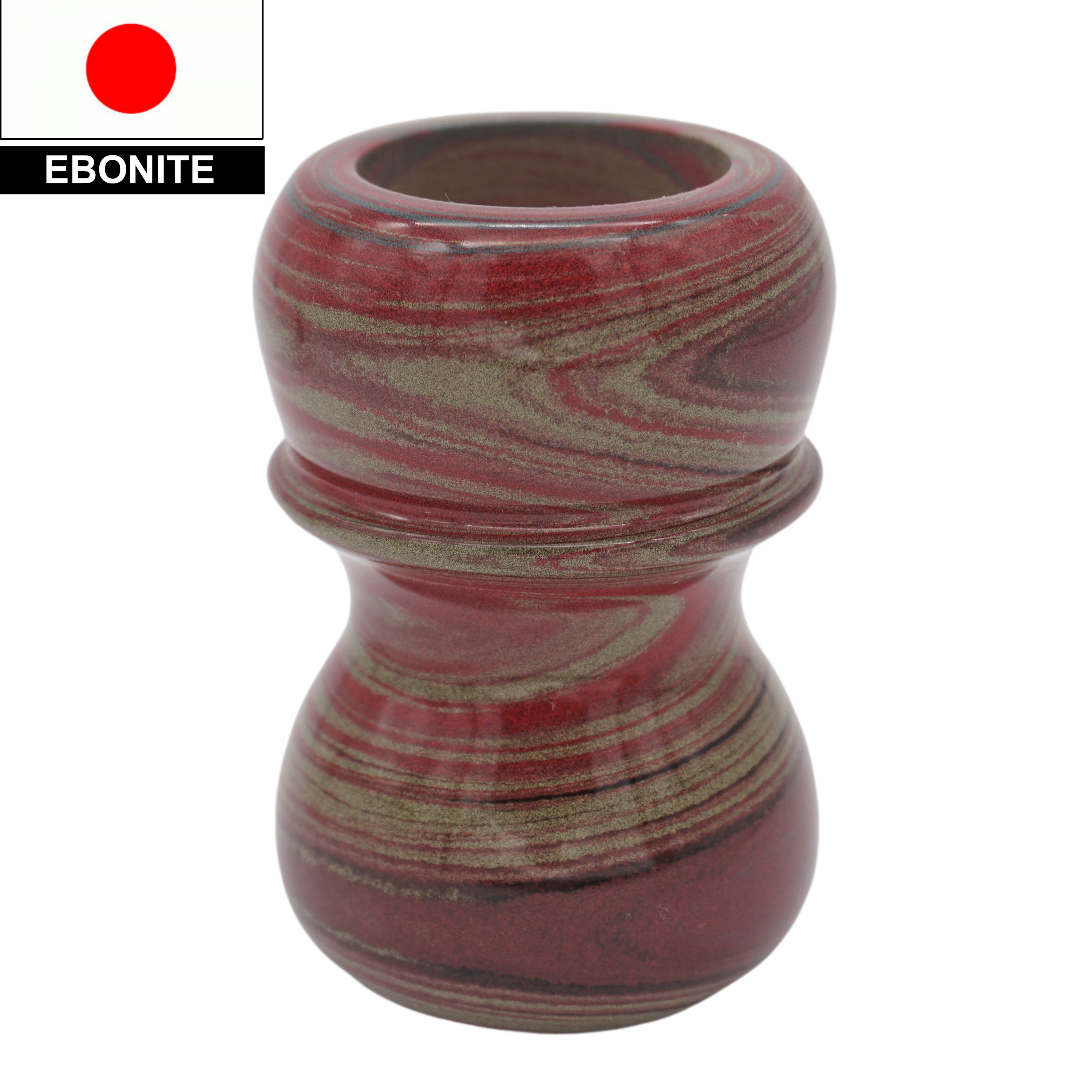 Premium Mars Ebonite Handmade Shaving Brush Handle - Fits 24mm & 26mm Knots - Perfect for Wet Shaving & Grooming Gifts for Men