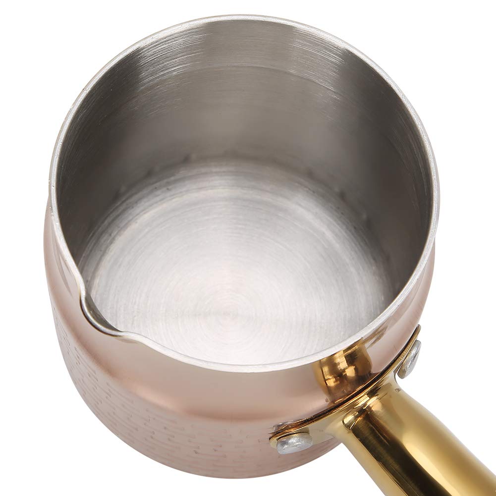 Premium Stainless Steel Butter Warmer & Measuring Pan - Thickened Milk Pot for Melting Butter, Chocolate, Sauces - Ideal for Restaurants, Kitchens & Home Baking Use