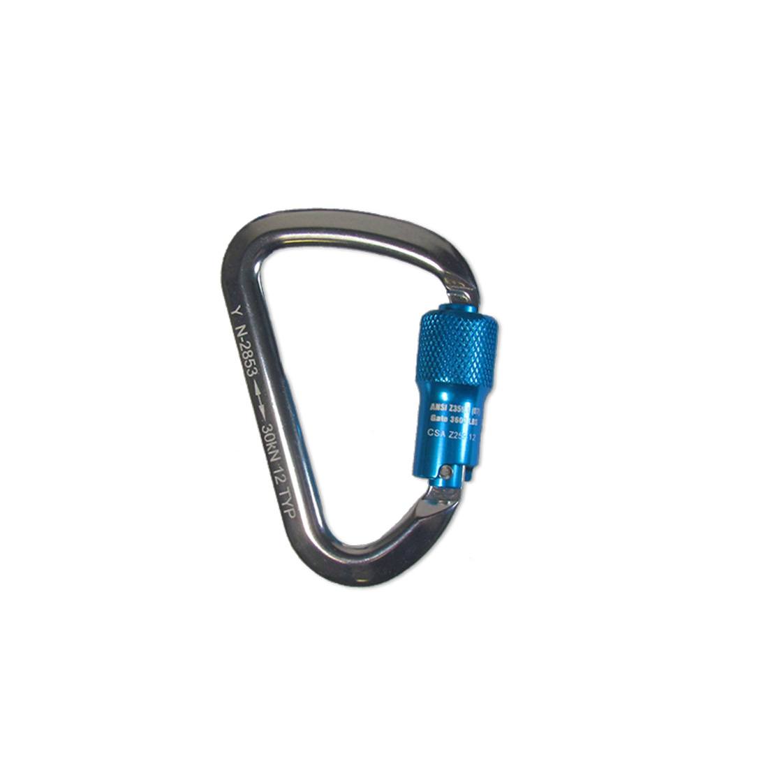 Sky Genie Auto Locking Carabiner - Lightweight Aluminum Climbing Carabiner for Rock Climbing, Hiking, Camping & Outdoor Adventures