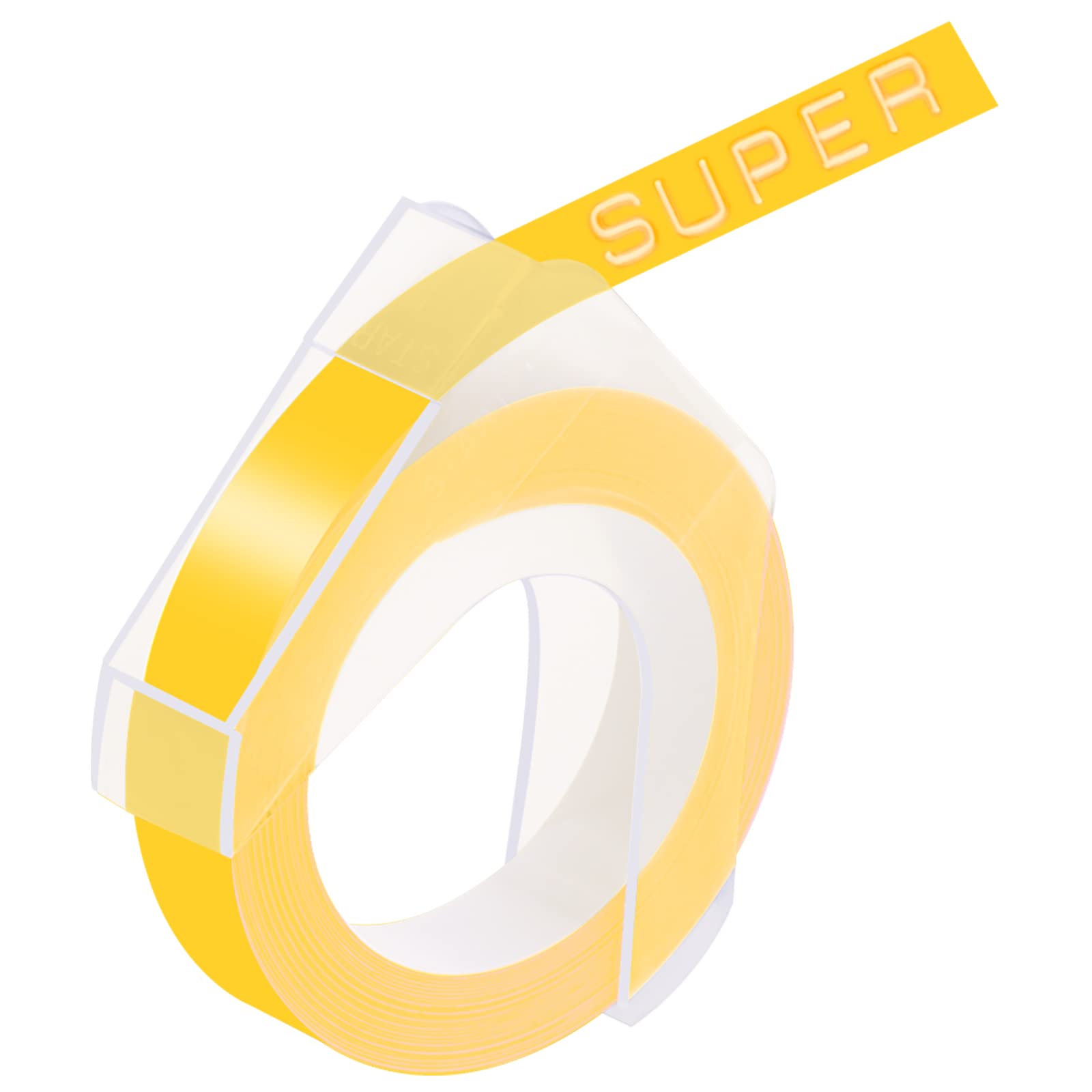 6 Pack Dymo 3D Plastic Embossing Label Tapes - 9mm (3/8