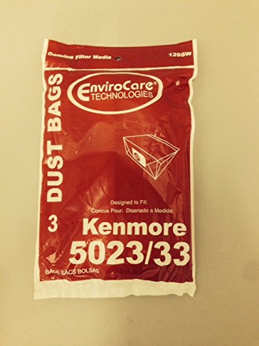 EnviroCare Replacement Vacuum Bags 36 Pack - Compatible with Kenmore 5023 & 5033 Canister Vacuums | HEPA Filter | Dust & Allergen Reduction | Perfect for Home Cleaning & Pet Hair Removal