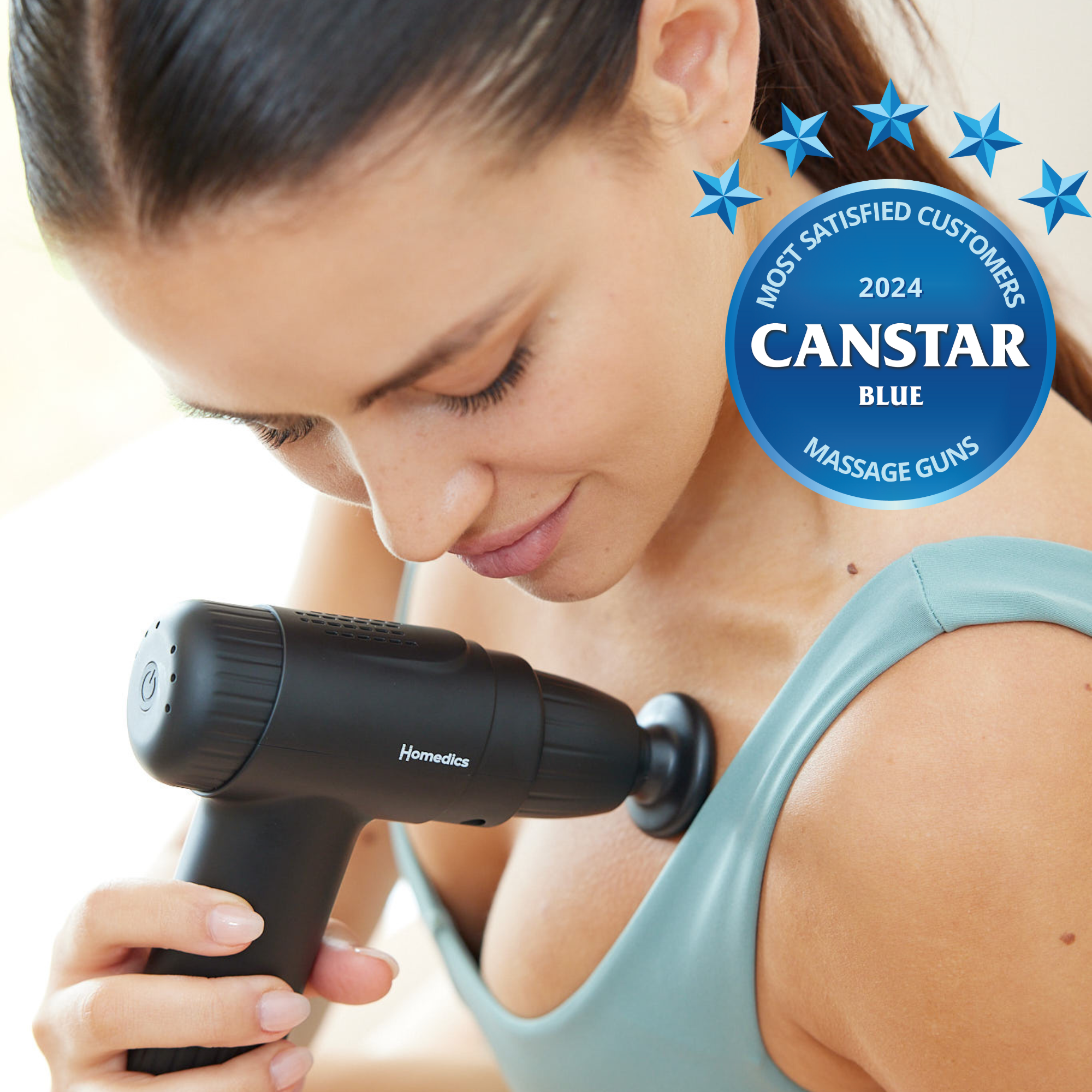 Novo Percussion Massager Gun - Deep Tissue Muscle Massager for Pain Relief & Recovery - Portable Electric Massage Gun for Athletes, Gym, Home Use