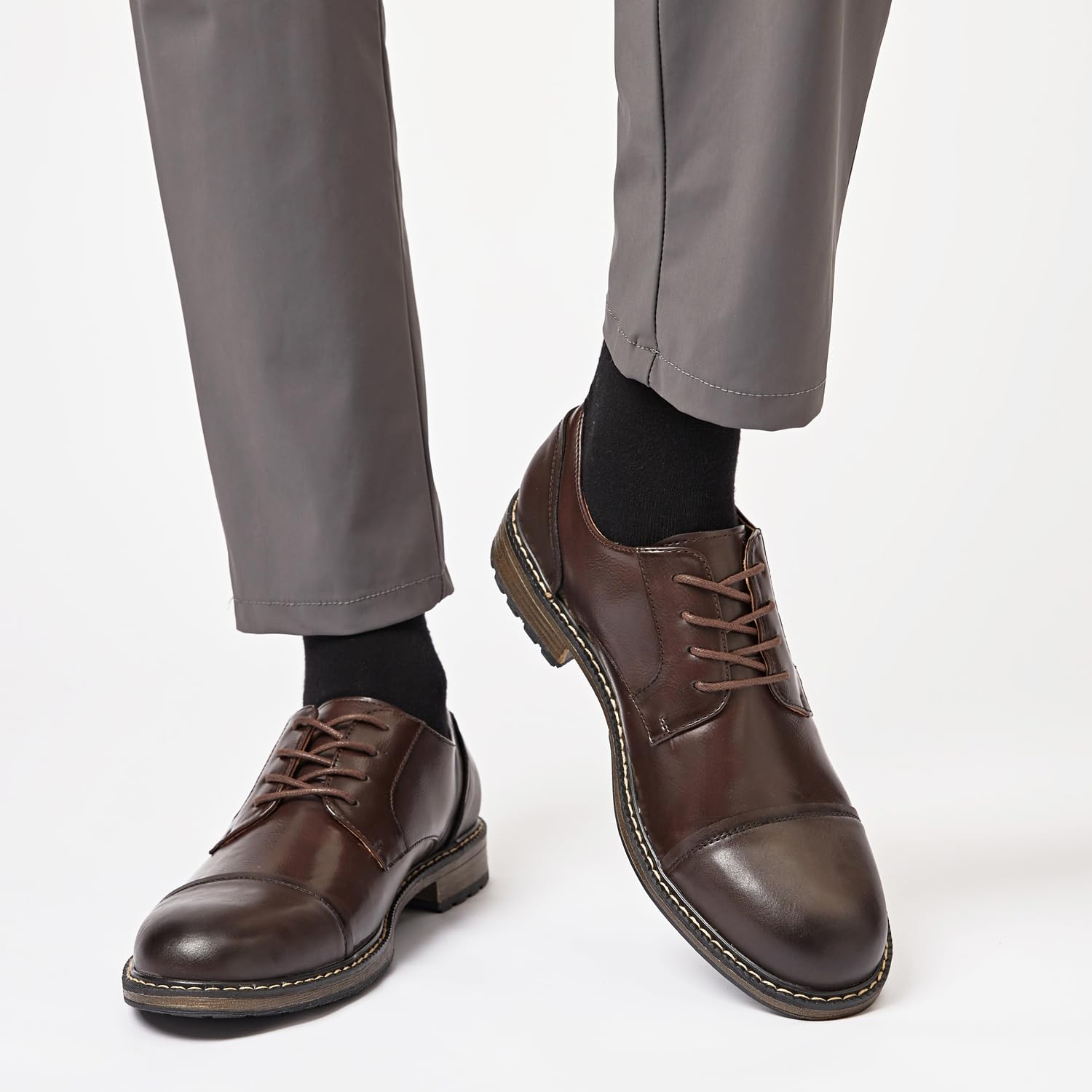 Premium Men's Oxford Dress Shoes - Classic Business & Formal Leather Shoes for Men - Perfect for Office, Weddings & Special Occasions