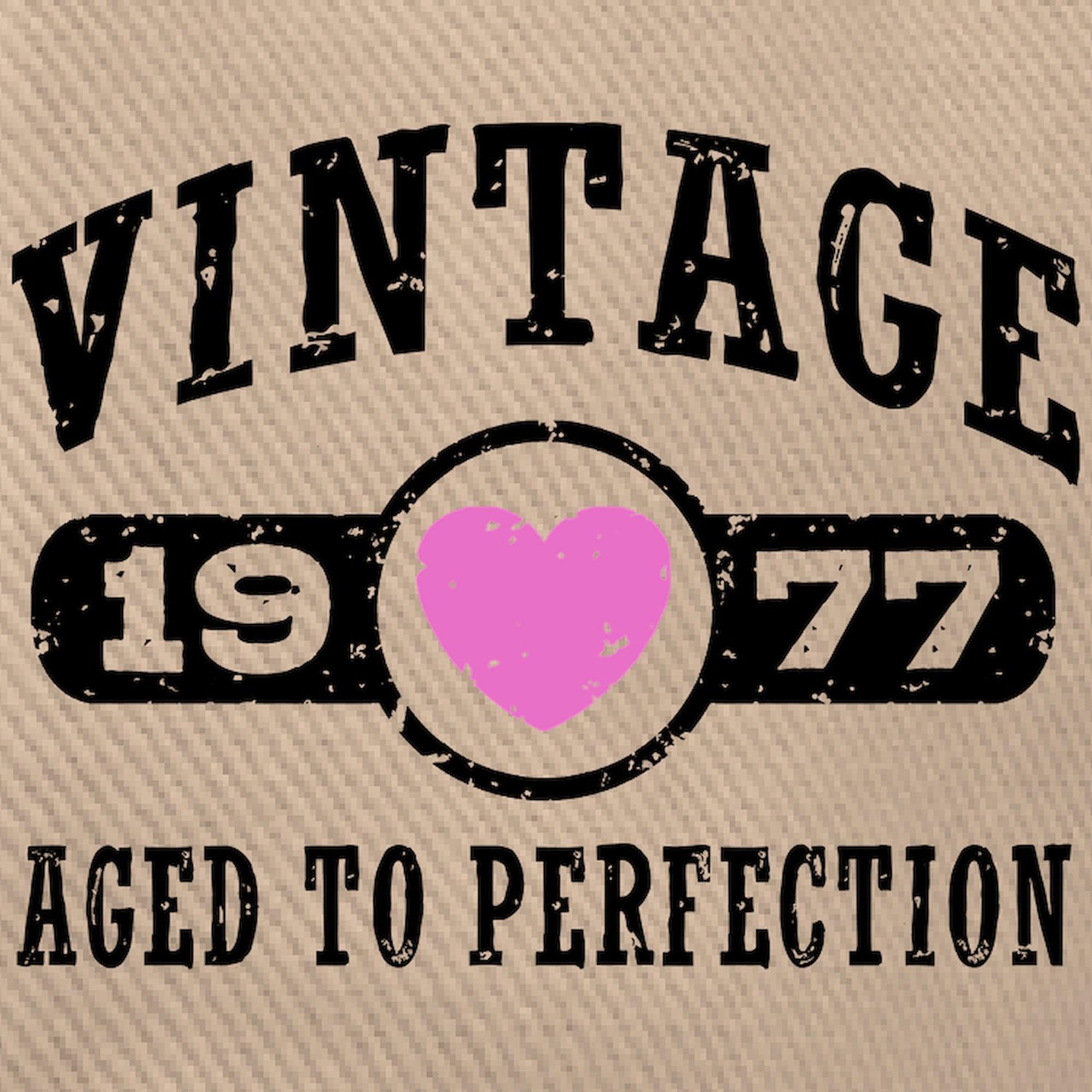 Vintage 1977 Adjustable Baseball Cap - Retro Style for Men & Women