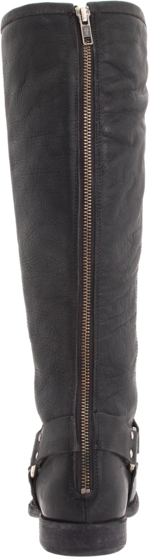 FRYE Women's Phillip Harness Tall Wide-Calf Boots - Western Riding Boots for Women, Comfortable Leather Cowgirl Boots for Everyday Wear, Country Style Fashion Boots for Fall and Winter Outfits
