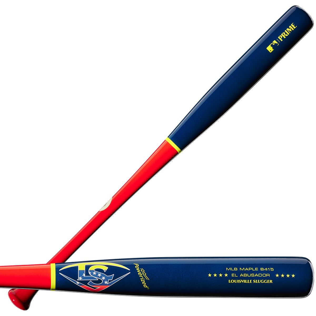 Louisville Slugger MLB Pro Prime B415 Baseball Bat - Ronald Acuña Jr. Player Inspired Design for Baseball Enthusiasts | Perfect for Training, Games & Collectors