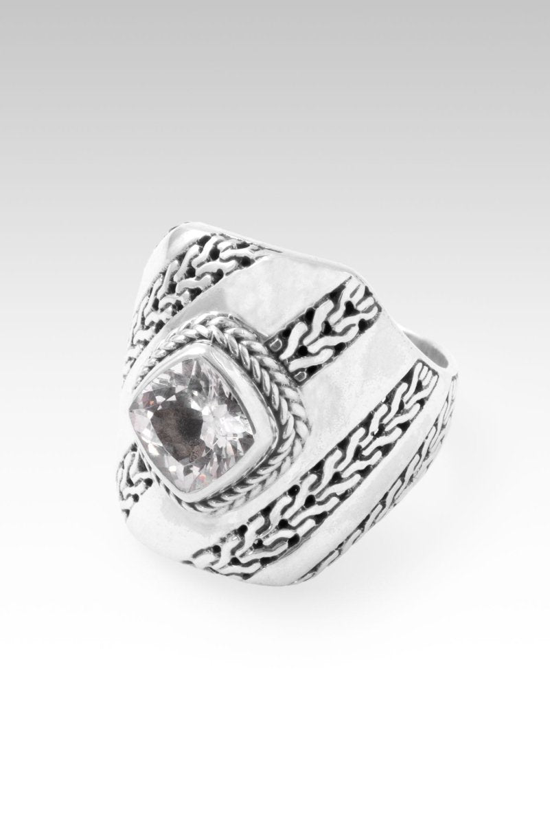 Your Time is Now Ring™ in Danburite - Elegant Crystal Jewelry for Women, Perfect for Gifts, Weddings & Special Occasions
