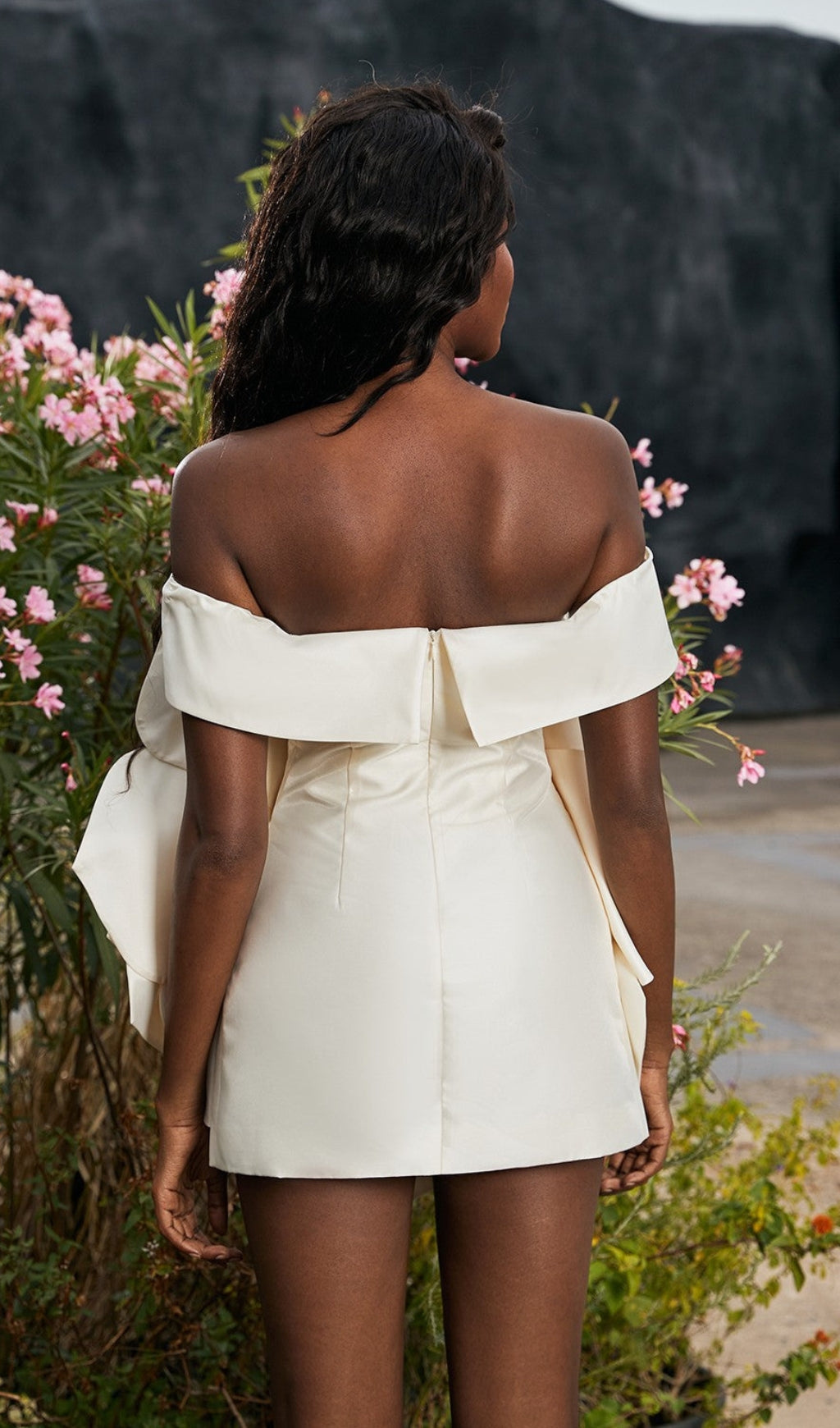 Apricot Flower Strapless Mini Dress - Flirty Summer Party Outfit for Women | Perfect for Weddings, Beach Vacations & Date Nights