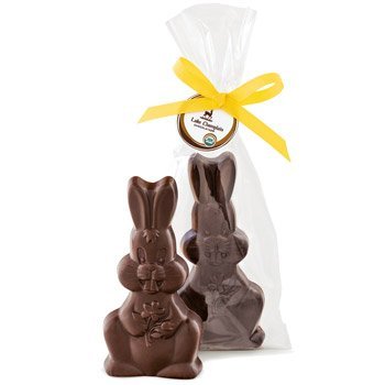 Organic Hopp'N Bunny Dark Chocolate by Lake Champlain - 3.75oz Easter Gift, Holiday Treat & Vegan Dessert for Parties, Gifting & Special Occasions