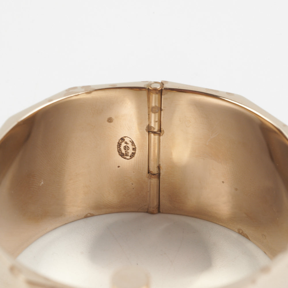 Chanel Gold Bangle Bracelet - Fashion Jewelry for Women, Elegant & Luxurious Accessory for Parties, Weddings & Special Occasions