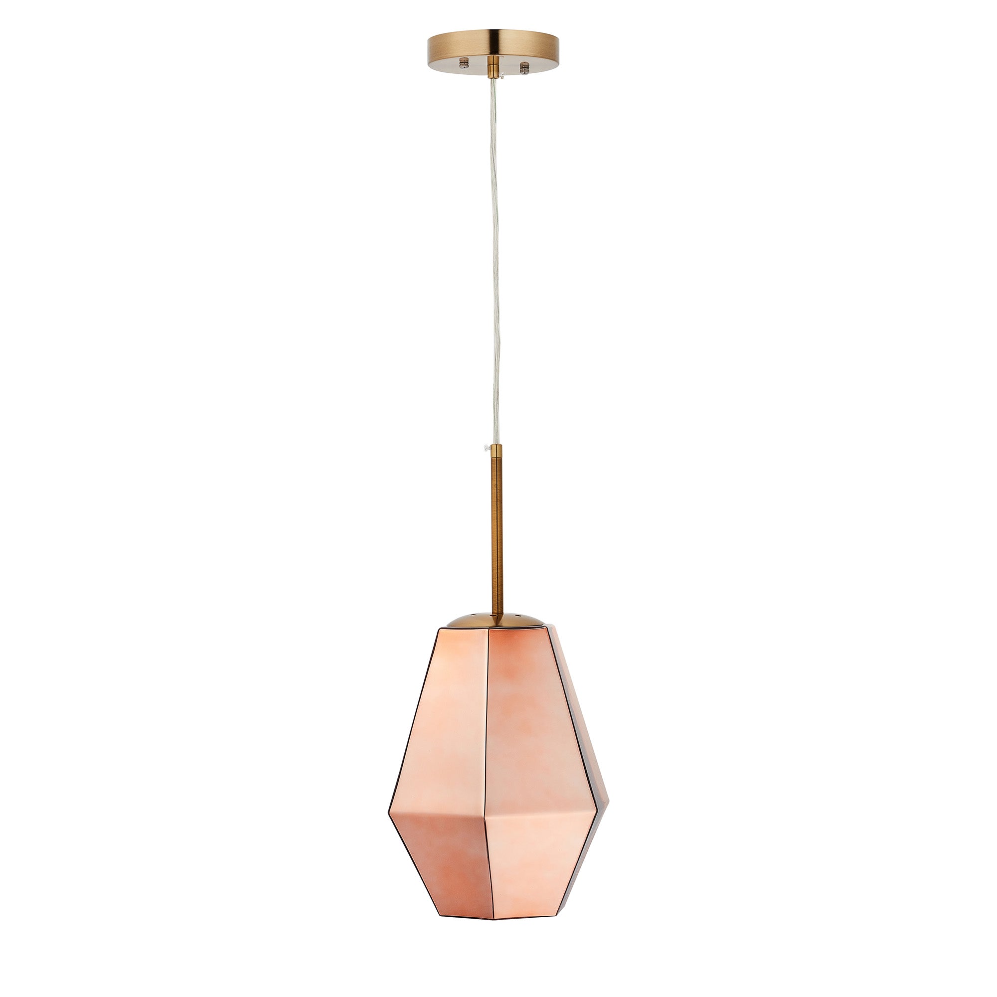 Taurus Jewel Tone Glass Pendant Light - Elegant Handmade Stained Glass Fixture for Dining Room, Kitchen Island & Bedroom Lighting Decor