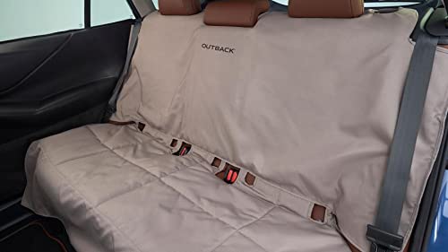 Genuine Subaru 2020-2025 Outback Pet Padded Rear Bench Seat Cover F411SAN020 - Waterproof & Nonslip Dog Seat Protector for Car Travel & Outdoor Adventures