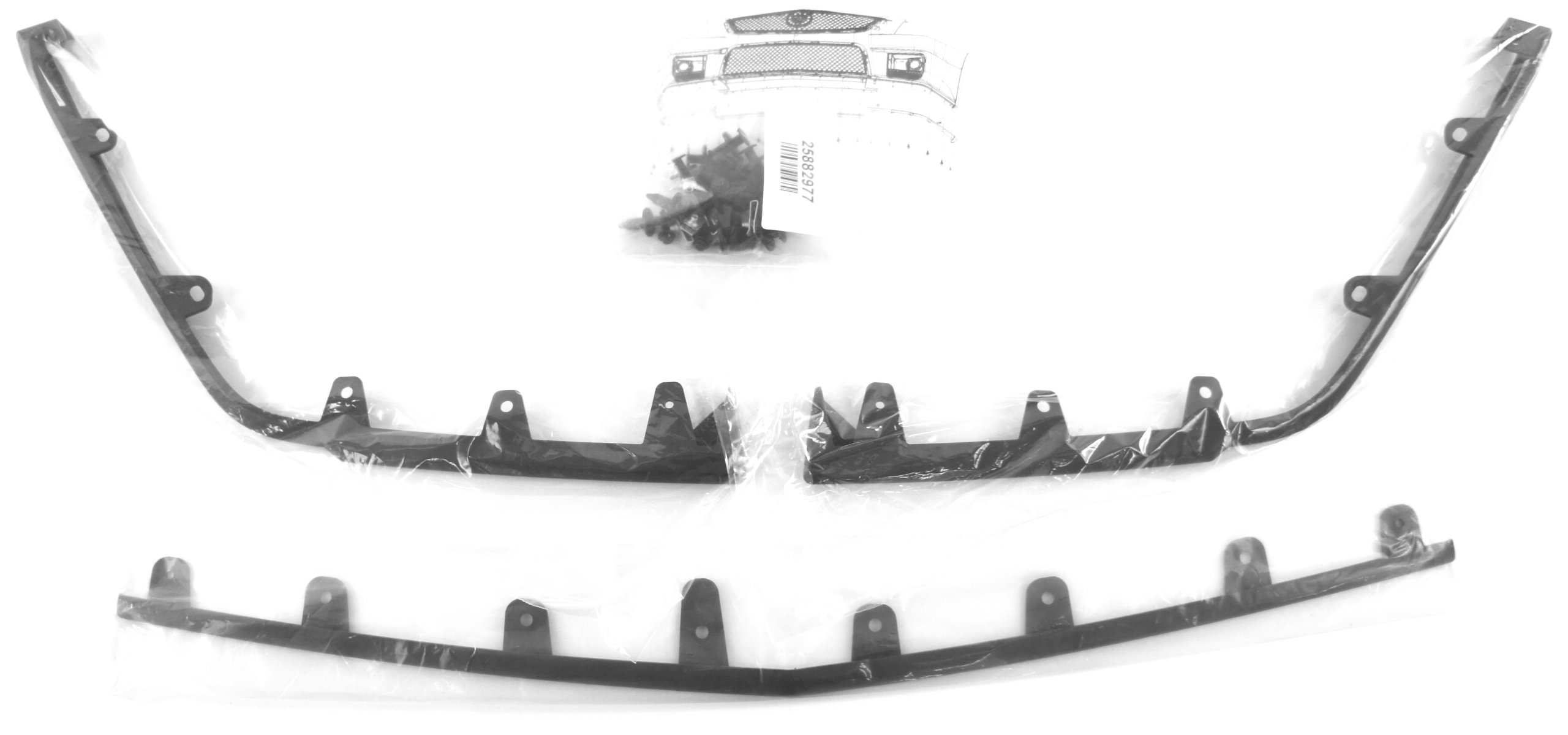 Genuine GM Parts 25882978 Front Bumper Molding - Perfect Fit for Chevy Silverado & GMC Sierra - Enhance Protection & Style for Off-Road & Daily Driving
