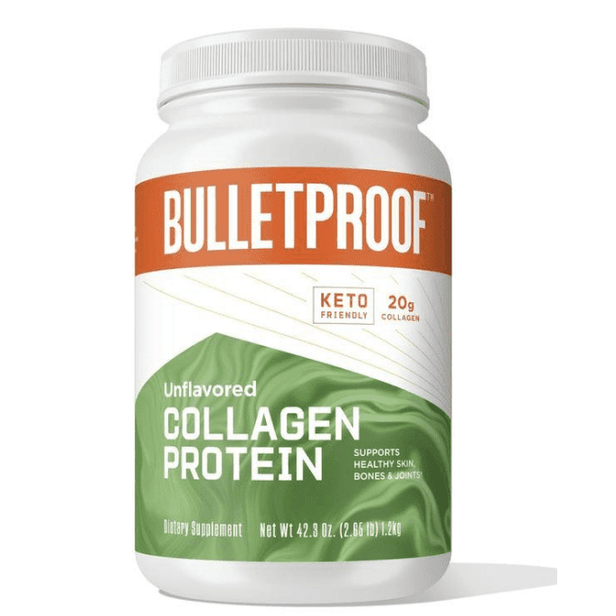 Premium Bulletproof Upgraded Collagen Peptides Powder 454g - Supports Skin, Hair & Joint Health - Ideal for Smoothies, Coffee & Baking