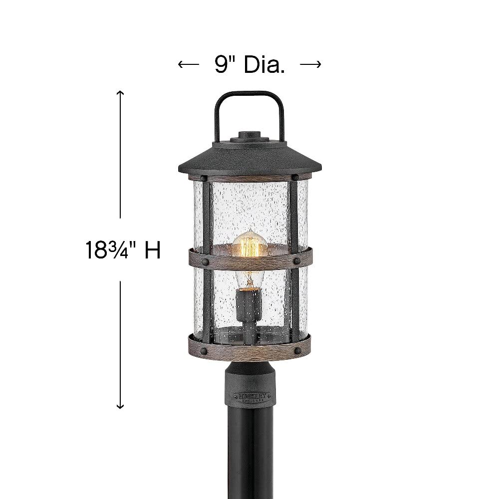 Coastal Style Outdoor Medium Post Top Pier Lantern - 9