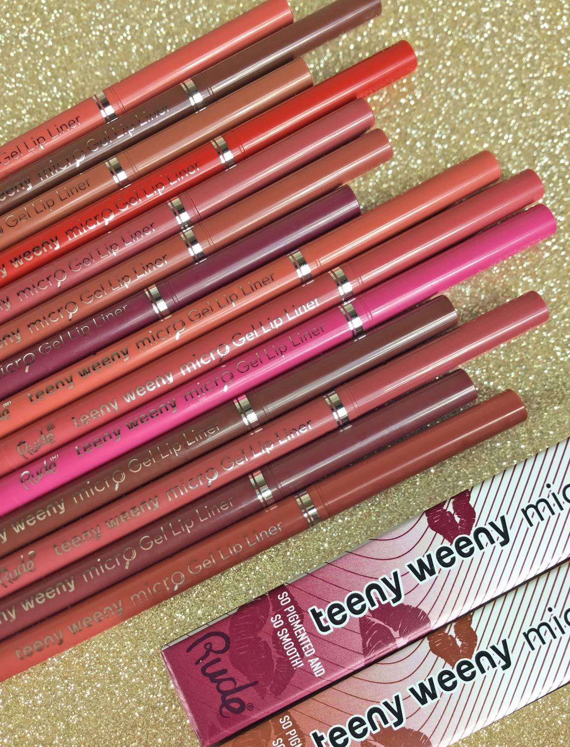 Rude Cosmetics Teeny Weeny Micro Gel Lip Liner - Dream On | Long-Lasting Waterproof Lip Pencil for Precise Definition | Perfect for Everyday Wear, Night Out & Special Occasions