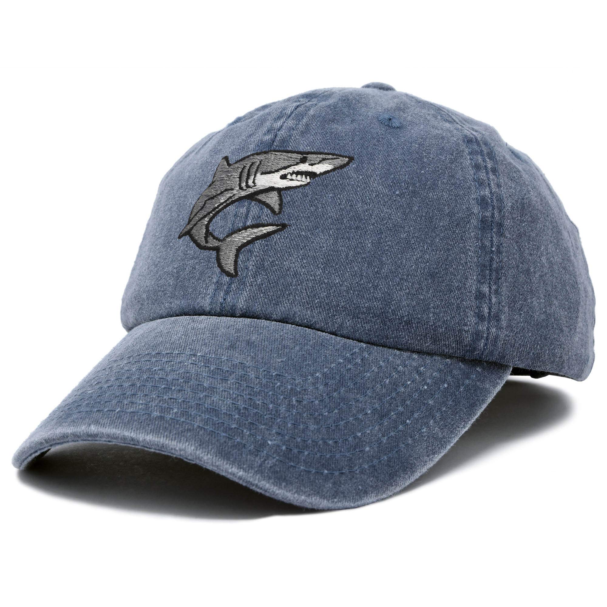 DALIX Embroidered Great White Shark Baseball Cap - Adjustable & Stylish for Fishing, Beach, and Outdoor Adventures