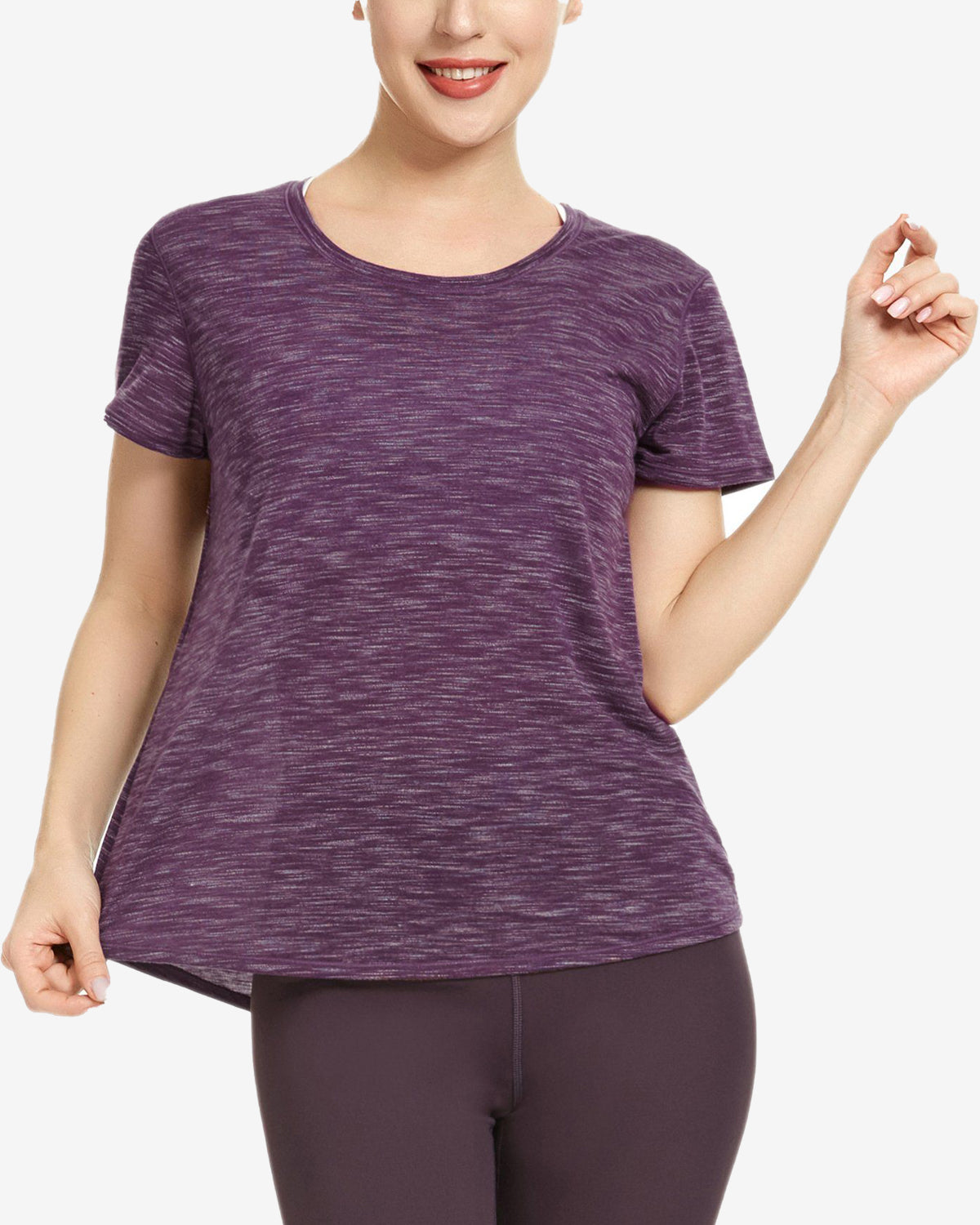 Breathable Loose Fit Short Sleeve T-Shirt for Women - Casual Summer Tee for Outdoor Activities, Gym & Everyday Wear
