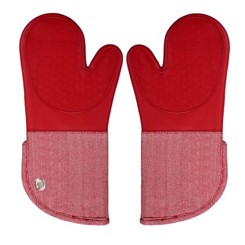 Red Oven Mitts