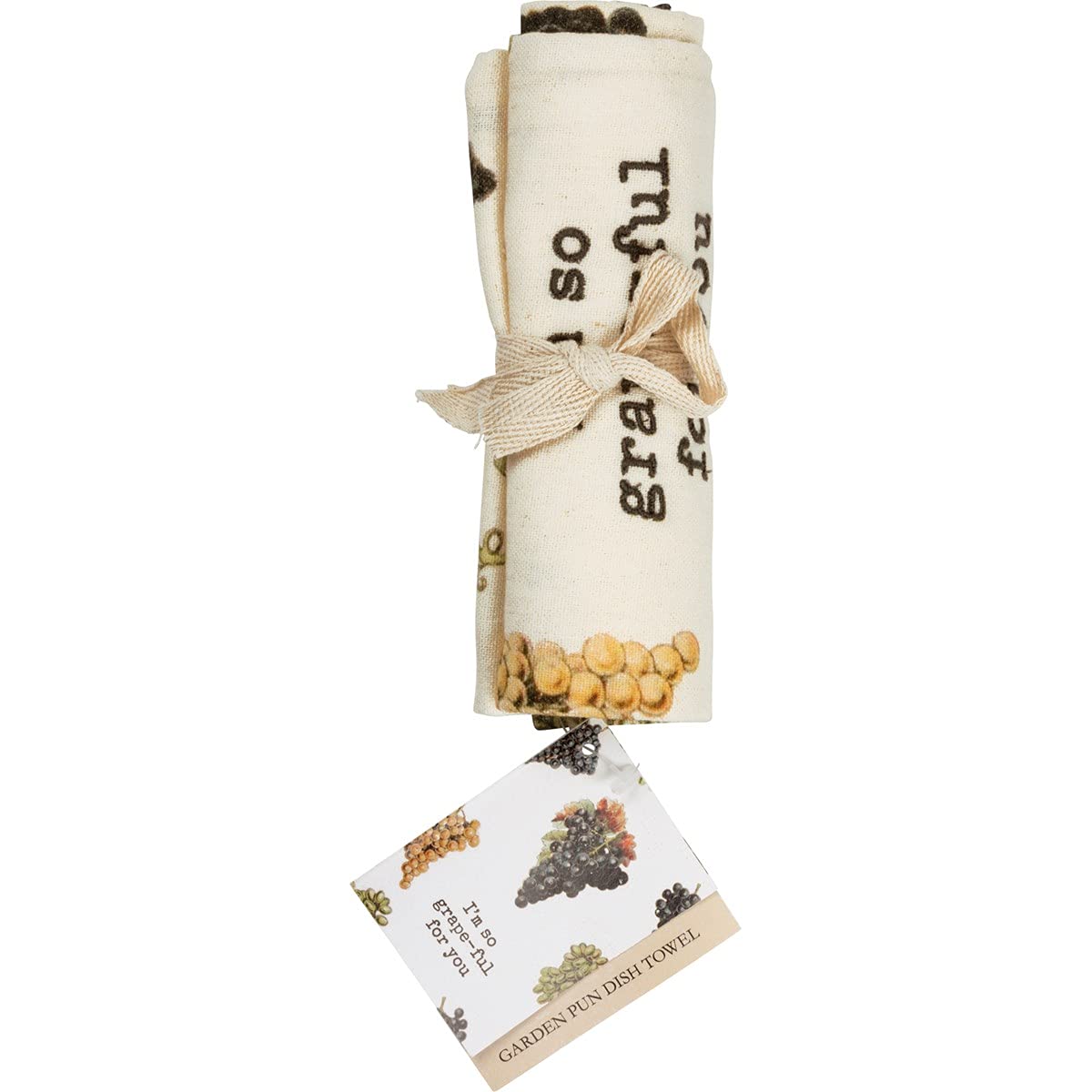 Premium Kitchen Towel Set - Soft Absorbent Grape Design - Perfect for Cooking, Baking & Dish Drying - I'm So Grape-ful For You Gift