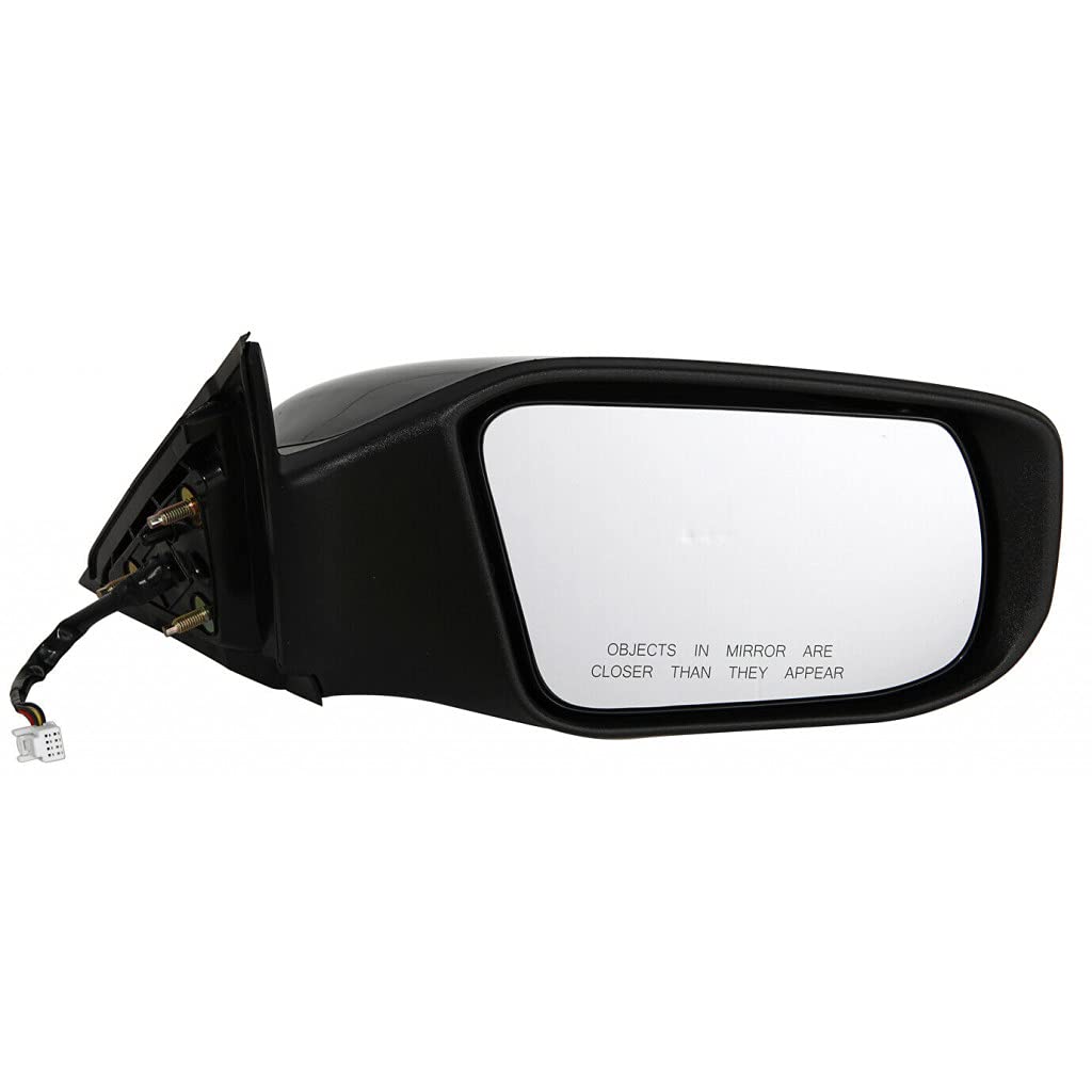 2013-2018 Nissan Altima Passenger Side Heated Power Outside Rear View Mirror with Cover | Paint to Match OEM 963013TH1A-PFM NI1321314 | Perfect for Replacement, Winter Driving & Enhanced Visibility