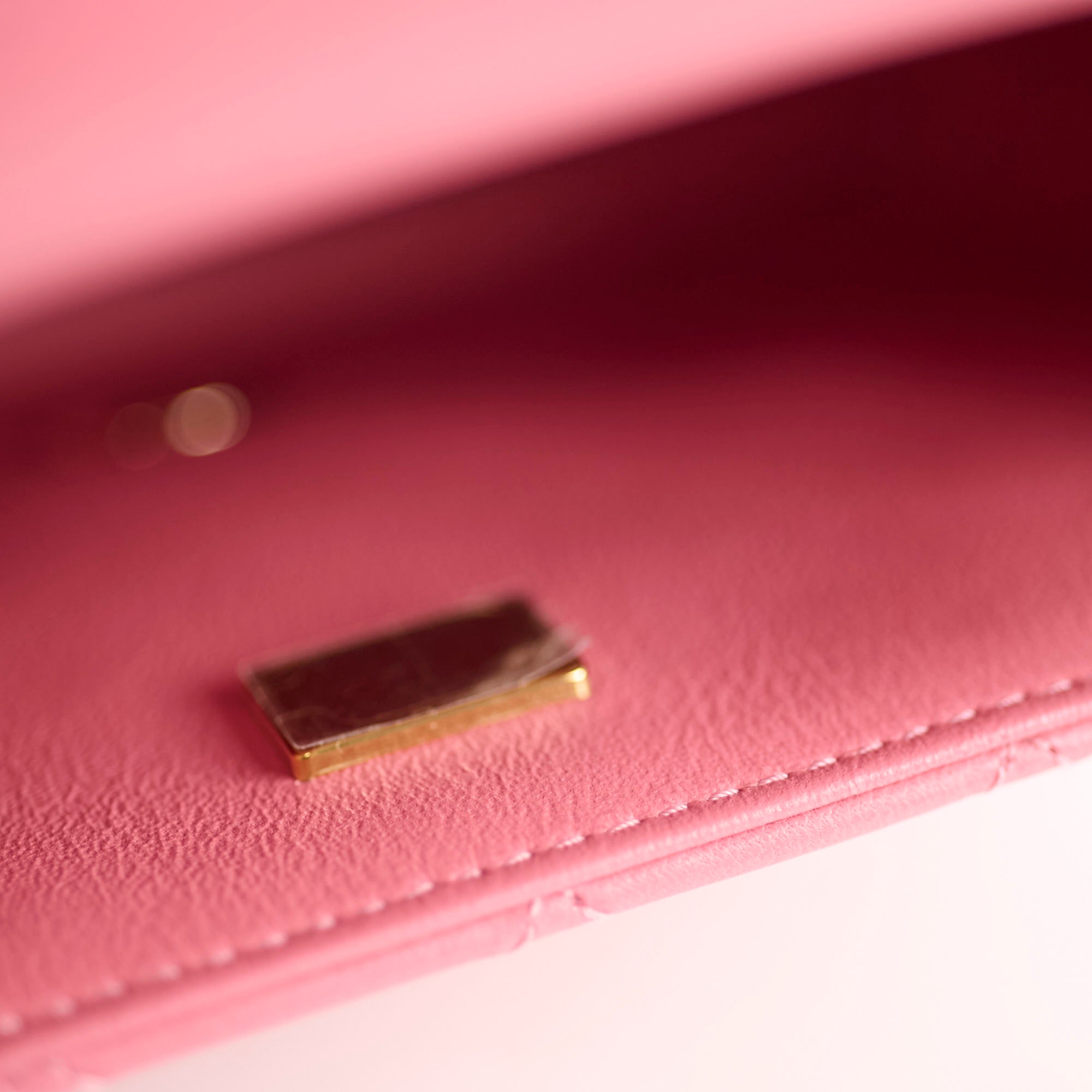 Chanel Mini Square Bag in Soft Lambskin Leather - Elegant Pink Crossbody Purse for Women | Perfect for Date Nights, Parties & Everyday Luxury